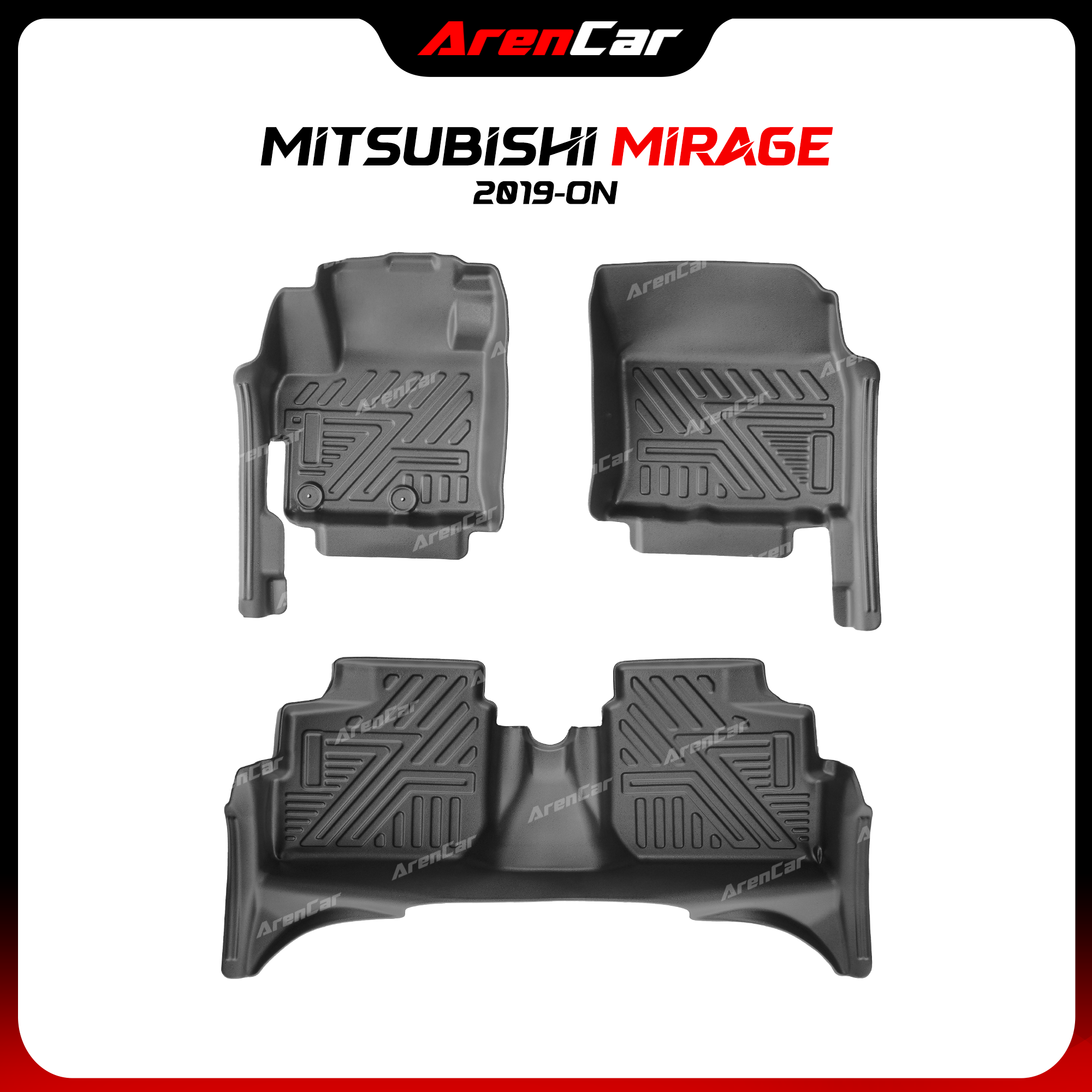 Thảm Lót Sàn Ô Tô TPE Khuôn Đúc Mitsubishi Mirage