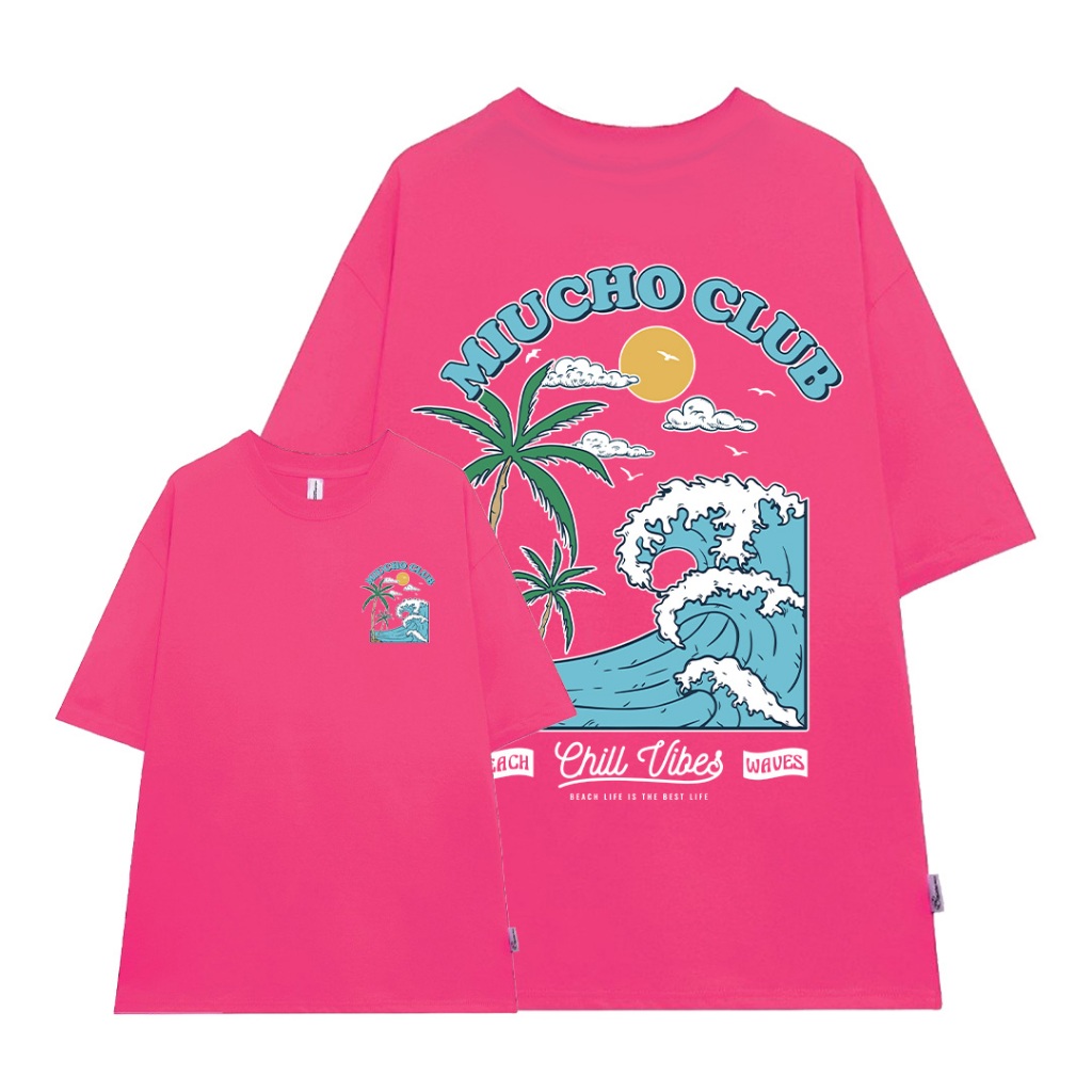 Áo phông nam mùa hè đi biển form rộng nhiều màu ATD1034 Miucho Man tay ngắn cổ tròn in mix_thumbnail_15