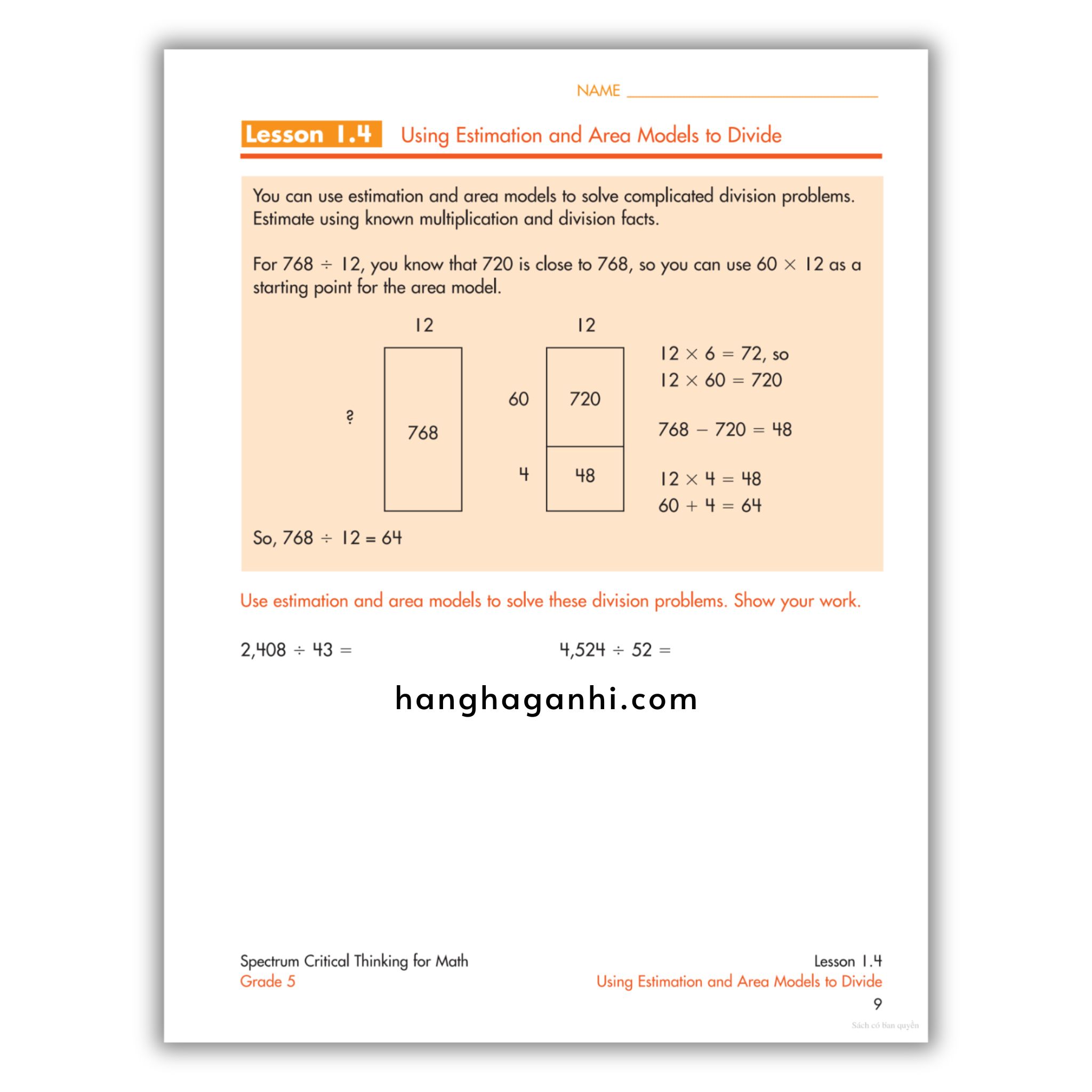Sách Spectrum Critical Thinking for Math Workbook Grade 5_thumbnail_7