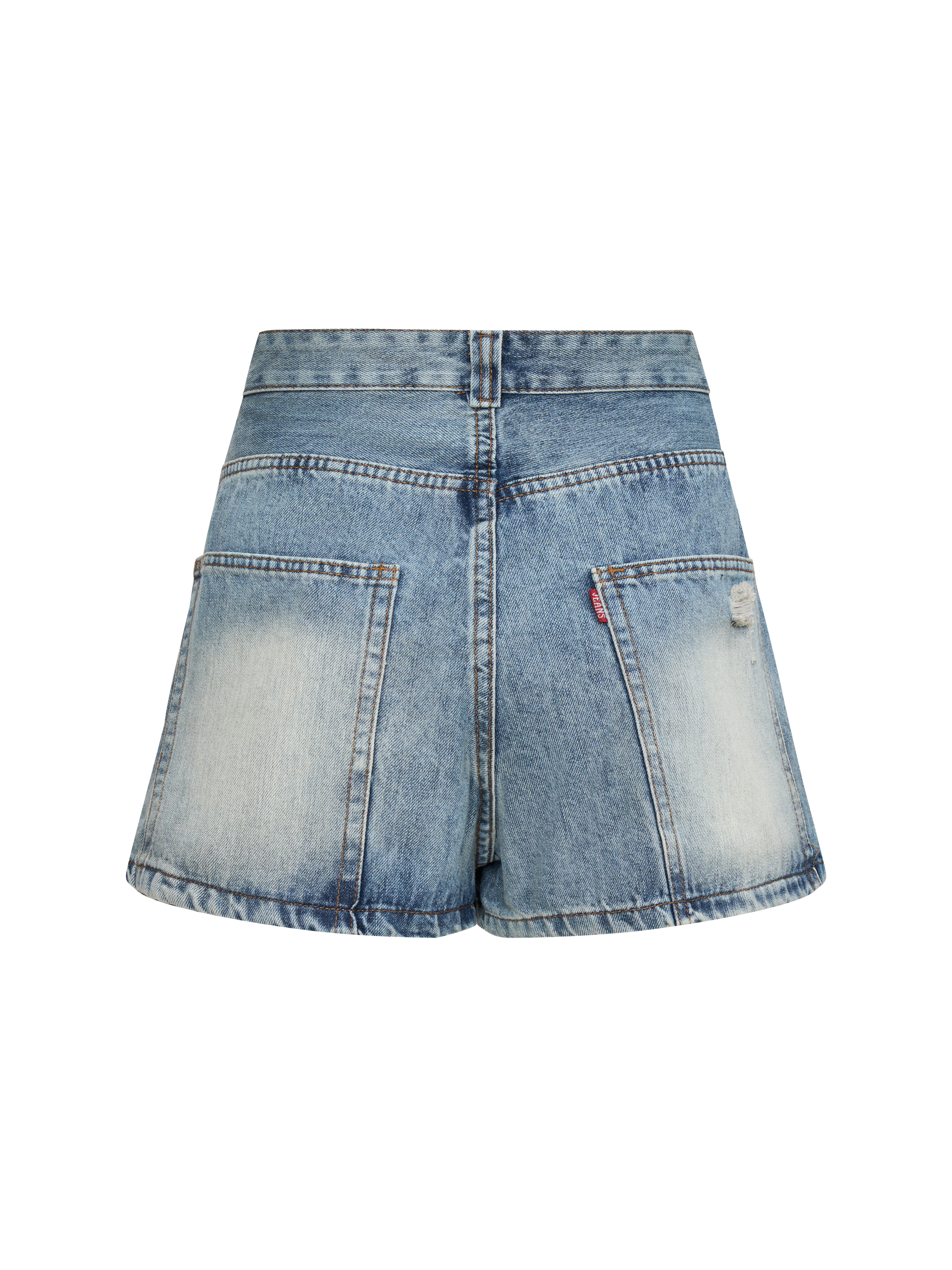 BIGSIZE - Quần váy jean rách T- QVJ2106