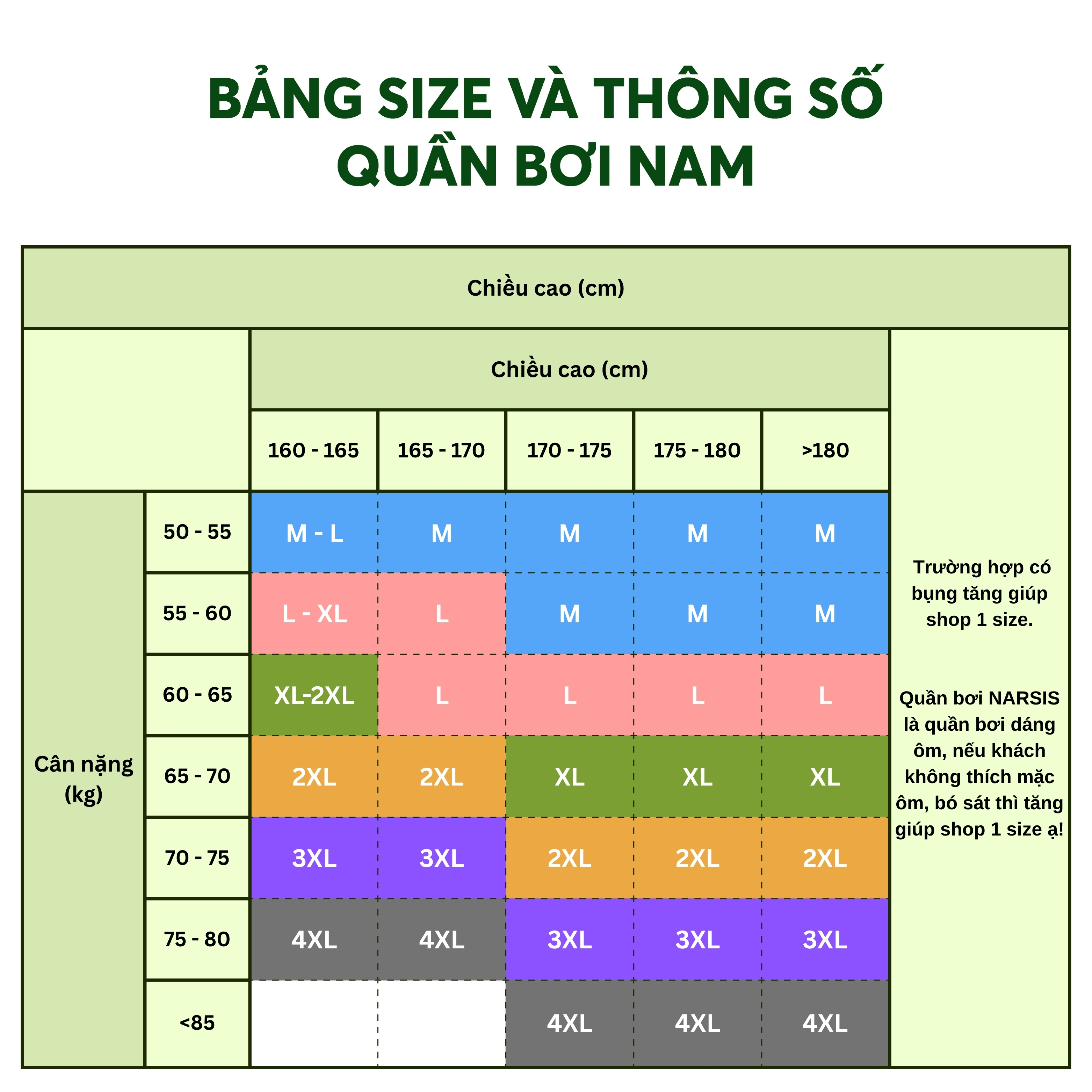 Quần Bơi Nam Narsis Q25001, 2 Lớp, Vải PE, Co Giãn 4 Chiều, Nhanh Khô, Túi Khóa, Tiện Lợi_thumbnail_4