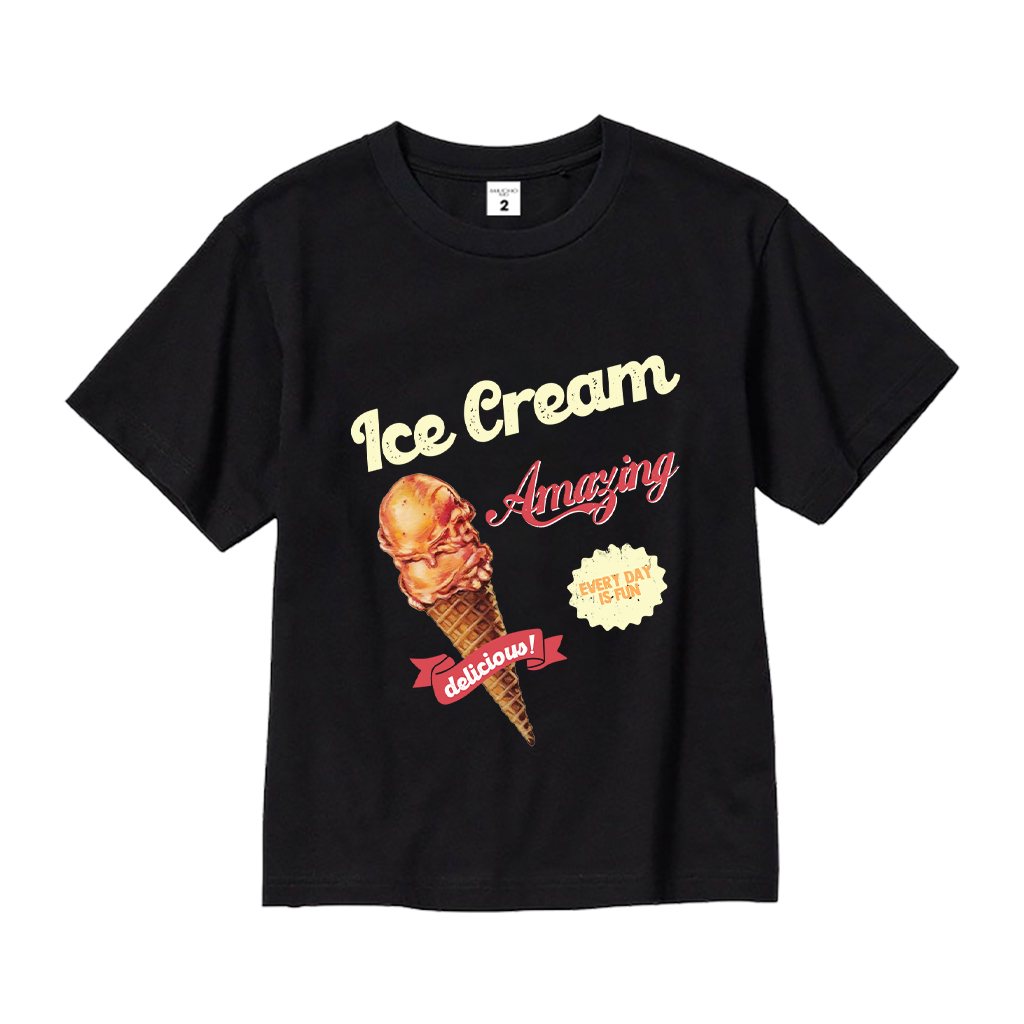 Áo thun cho bé Ice cream 2532 Miucho Kid chất vải cotton thoáng mát cho bé thoải mái cả ngày_thumbnail_8