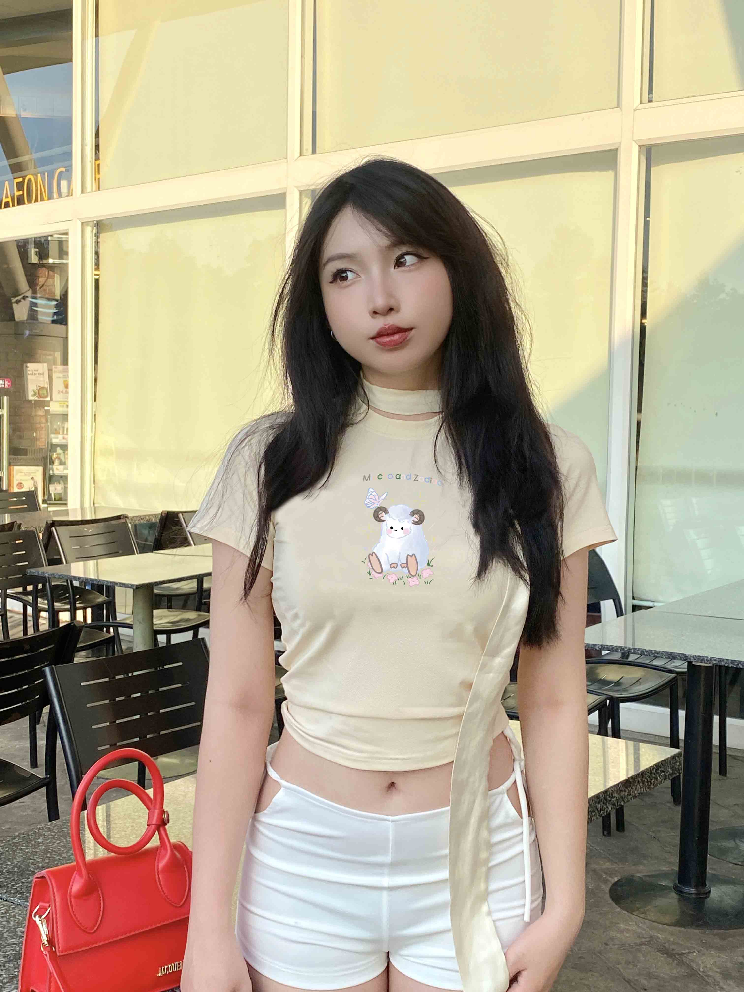 Áo baby tee 12 con giáp tuổi Mùi ( tuổi dê) ABD402 Miucho cotton cổ tròn in graphic_thumbnail_2