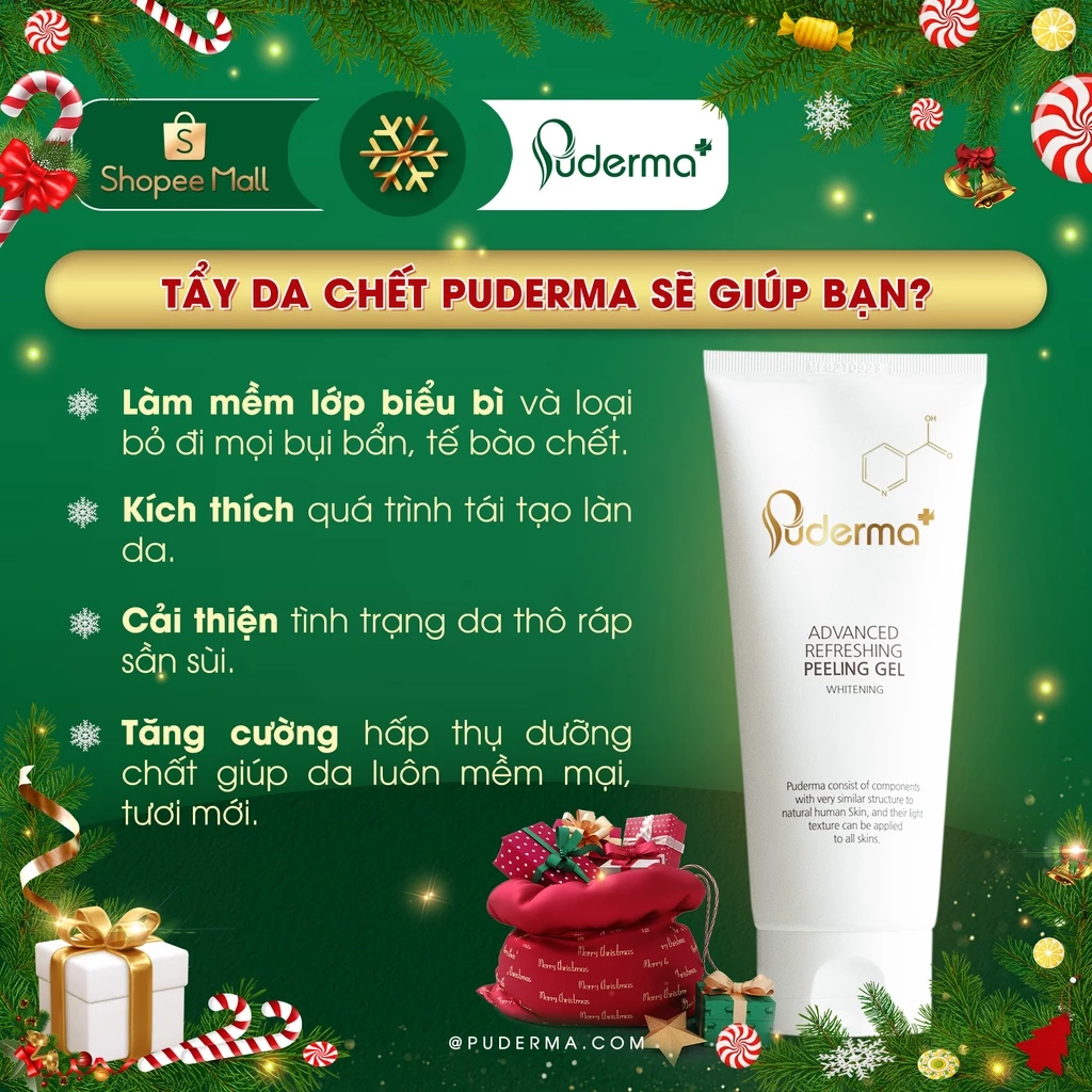 Tẩy da chết Puderma Advanced Refreshing Peeling Gel giúp làm sạch tế bào da chết trên da_thumbnail_5