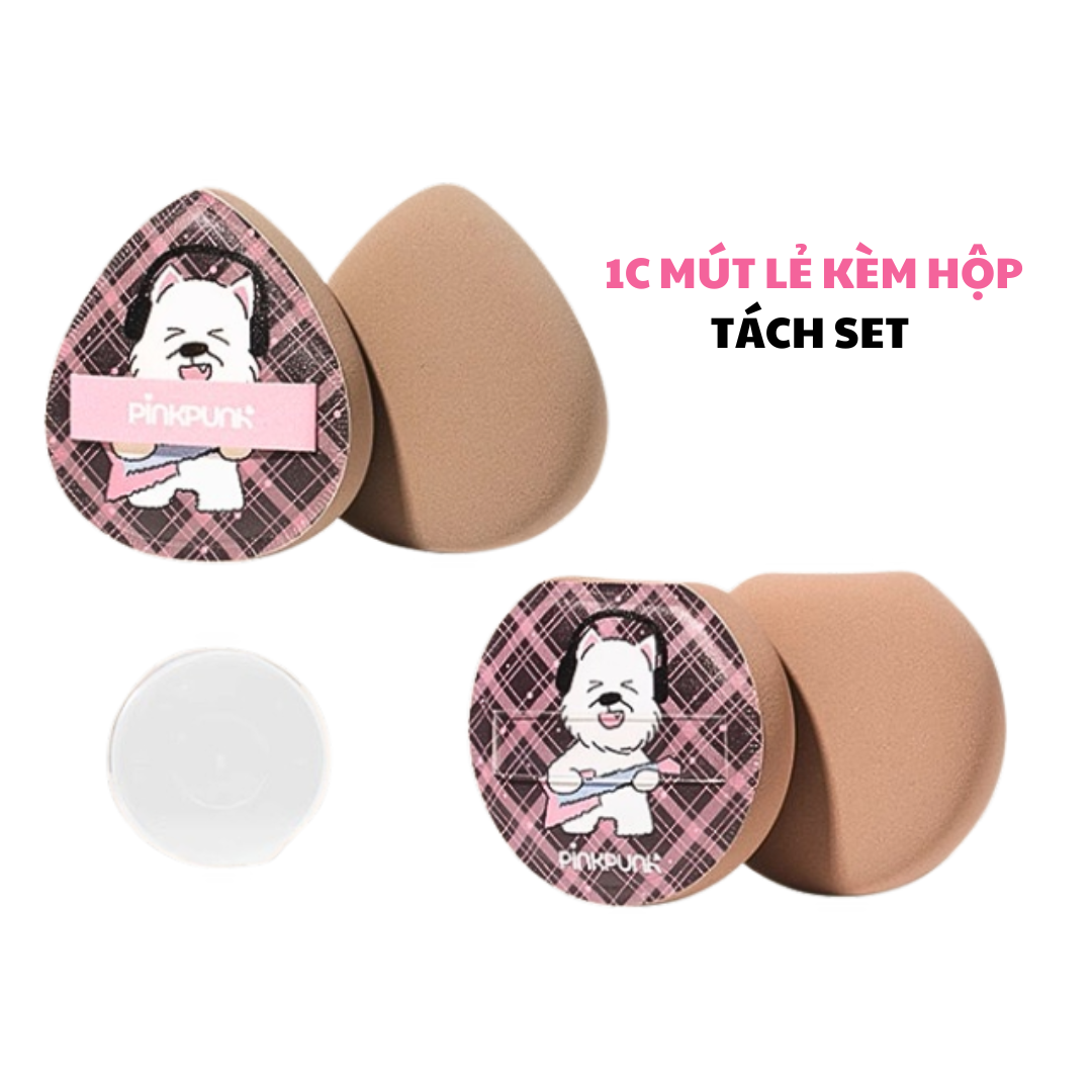 [PINK PUNK] Mút tán nền PinkPunk x Dog XL lẻ 1 chiếc