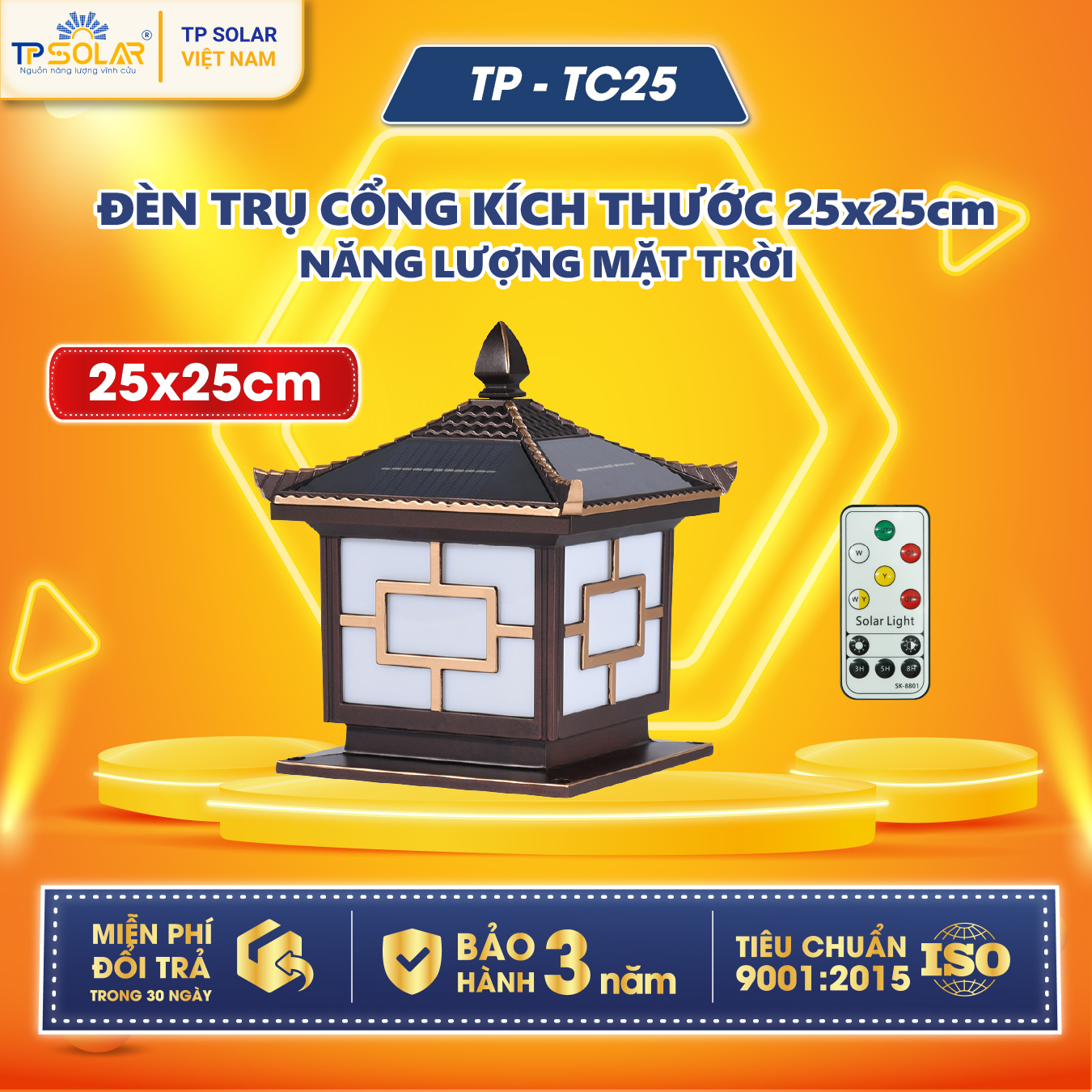 Đèn trụ cổng mái ngói nâng cấp năng lượng mặt trời (TP-TC25 / TP-TC30))_thumbnail_15