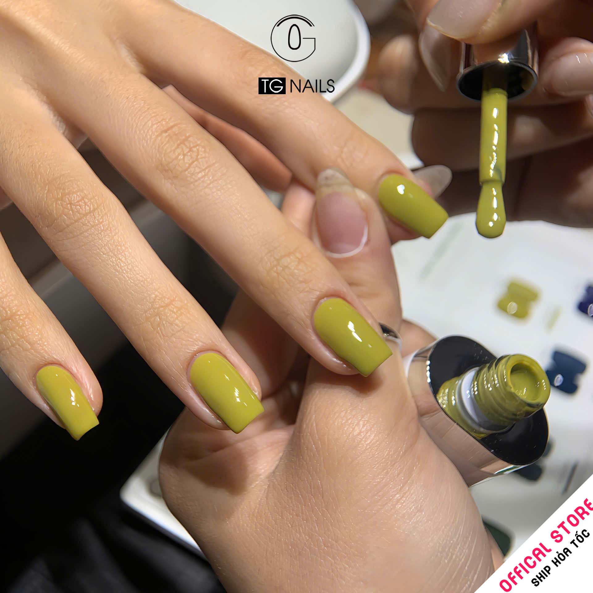 Set sơn gel 6 màu Xanh lá TG