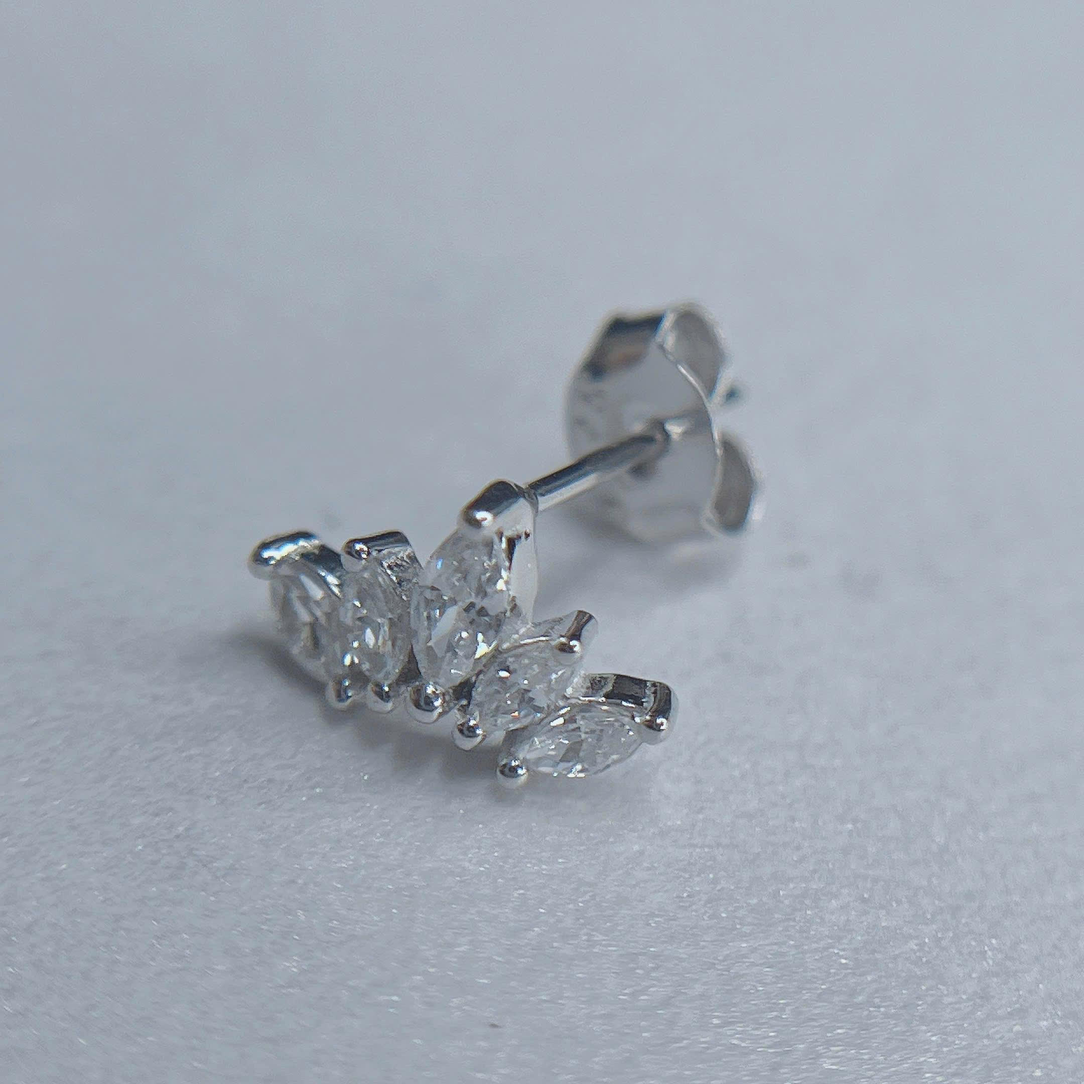 Khuyên kiểu bạc 5 lá xi bạch kim_thumbnail_2