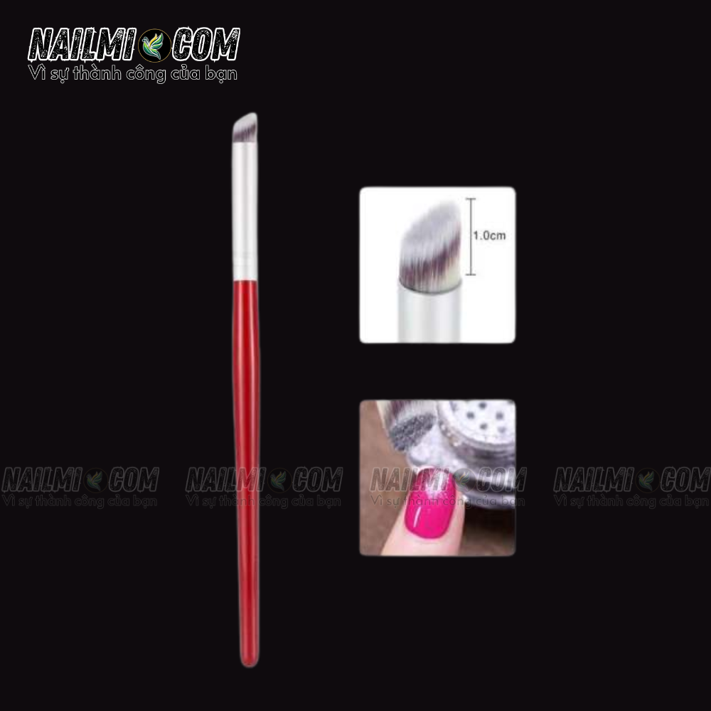 Cọ ombre - đầu tròn xiên - cán gỗ_thumbnail_1