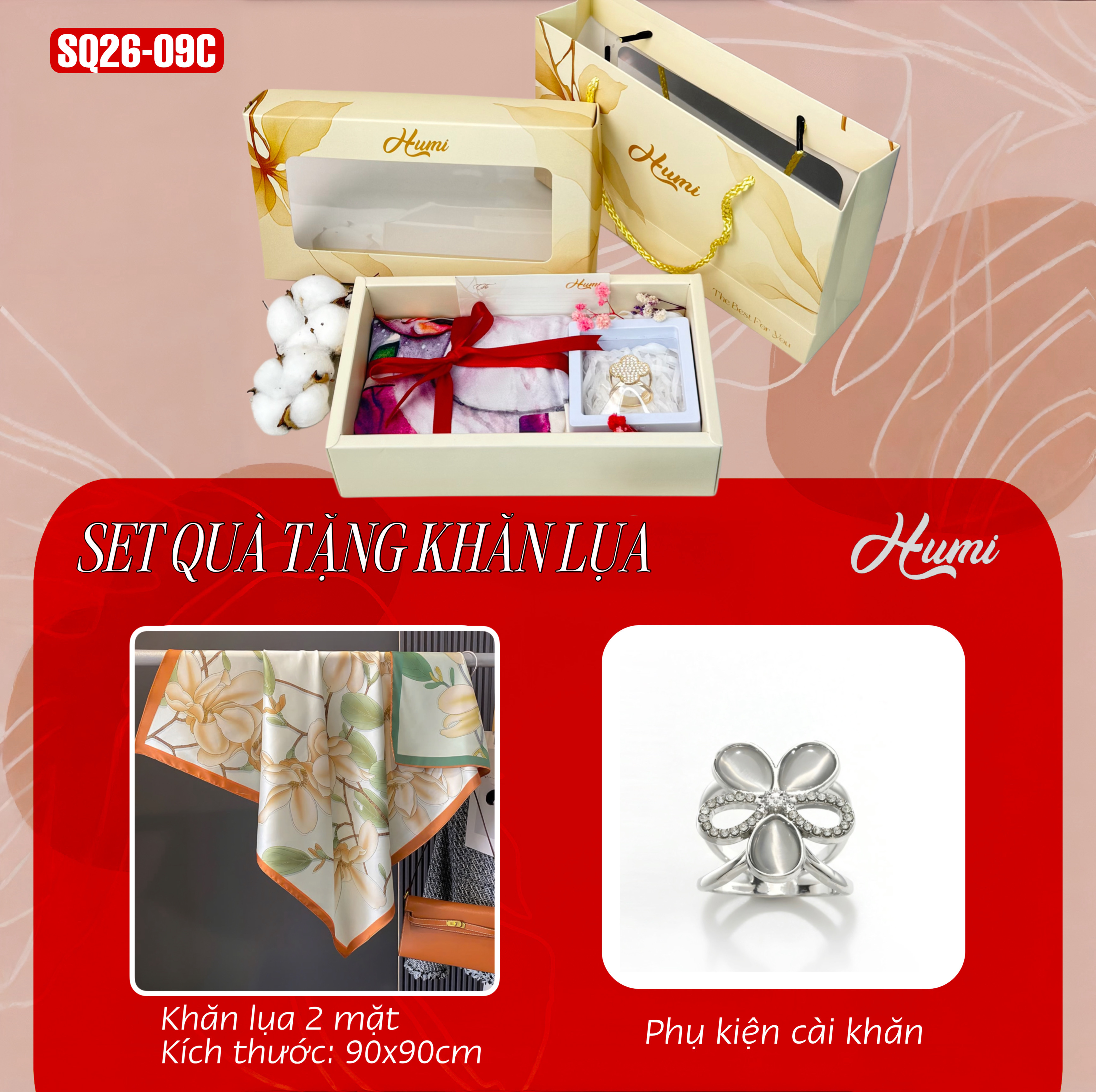 SET QUÀ KHĂN 90 (SQ26-09C)