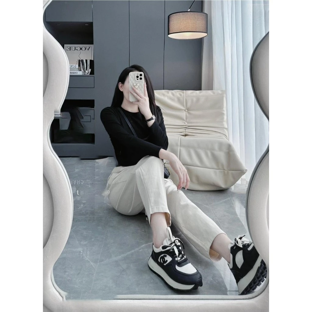 Quần Baggy Chất Liệu KaKi Giãn Cao Cấp Nữ, Quần Cạp Cao Lưng chun Ống Đứng Cá Tính_thumbnail_2