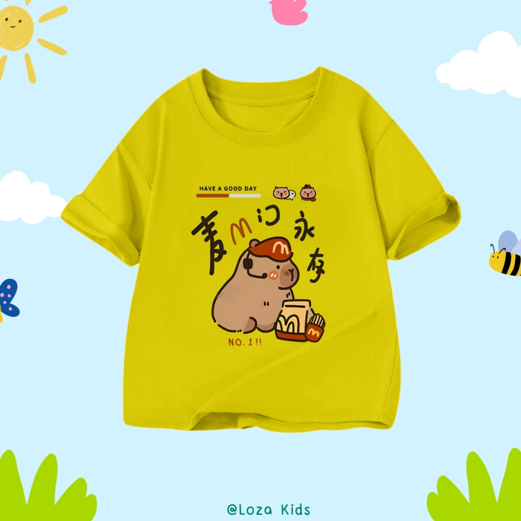 Áo phông cho bé in hình CapyBara nhiều mẫu - Loza Kids  AT024_thumbnail_4