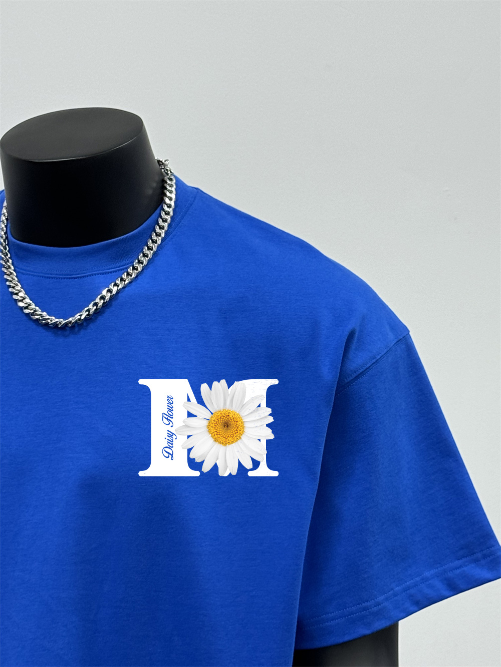 Áo thun nam in hoa cúc form rộng nhiều màu ATD1467 Miucho Man vải cotton thoáng mát cổ tròn in mix_thumbnail_4