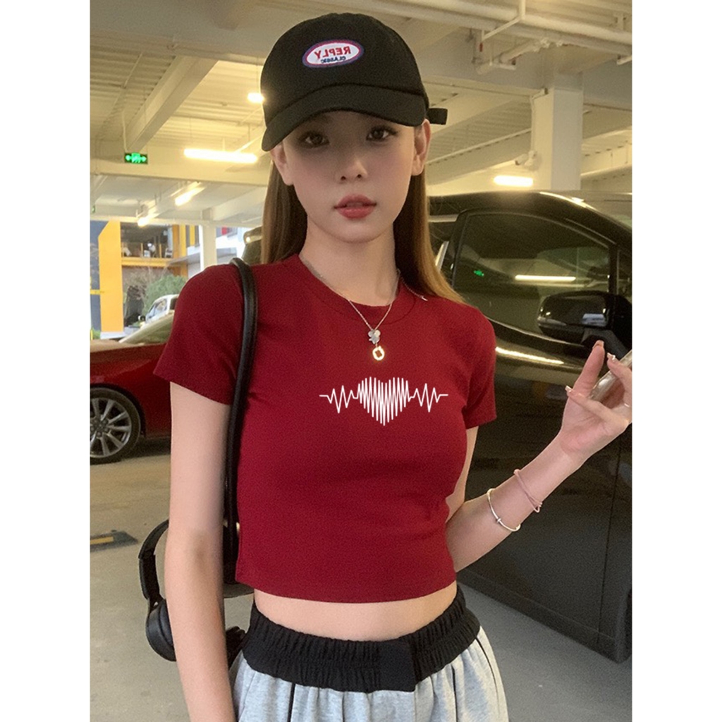 Áo croptop nữ form ôm -Áo thun kiểu dáng ngắn croptop LOZA G0113