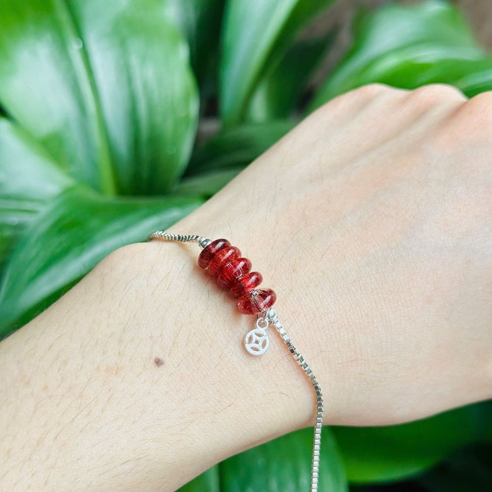 PT140 - Lắc tay bạc ngũ điếu kim tiền đá phong thủy_thumbnail_4