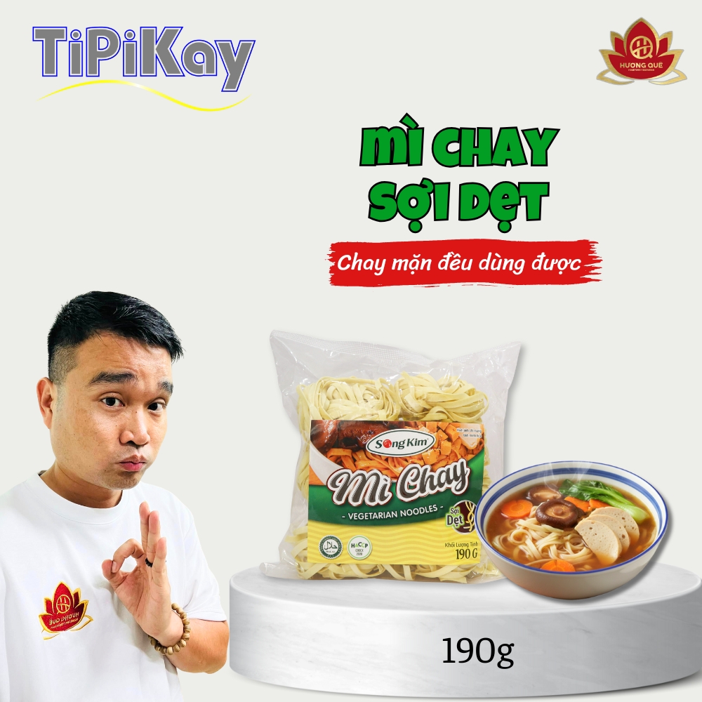 Mì Chay Sợi Dẹt 190g TP190MKTD