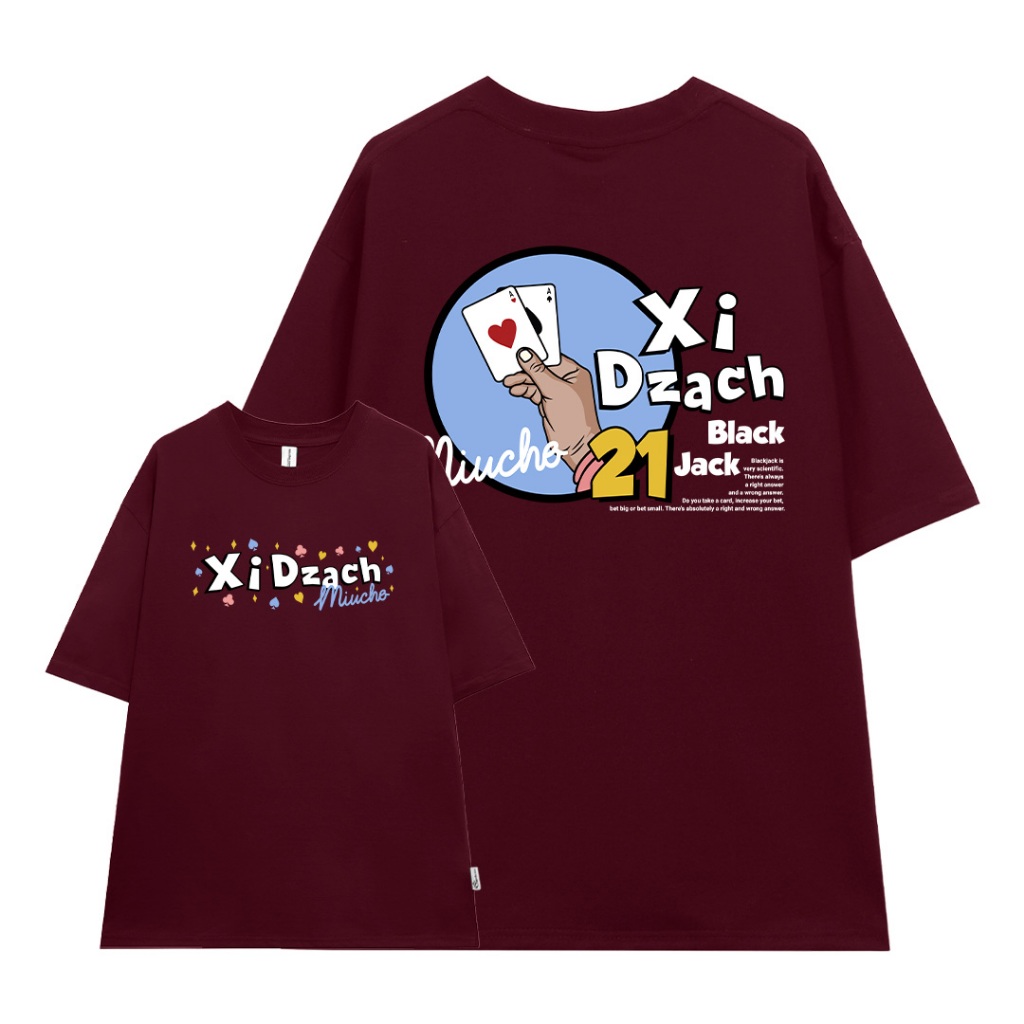 Áo thun Xì DZách Tết 2026 local brand form rộng nam nữ đủ size ATD867 Miucho tay ngắn vải cotton cổ tròn in mix_thumbnail_15