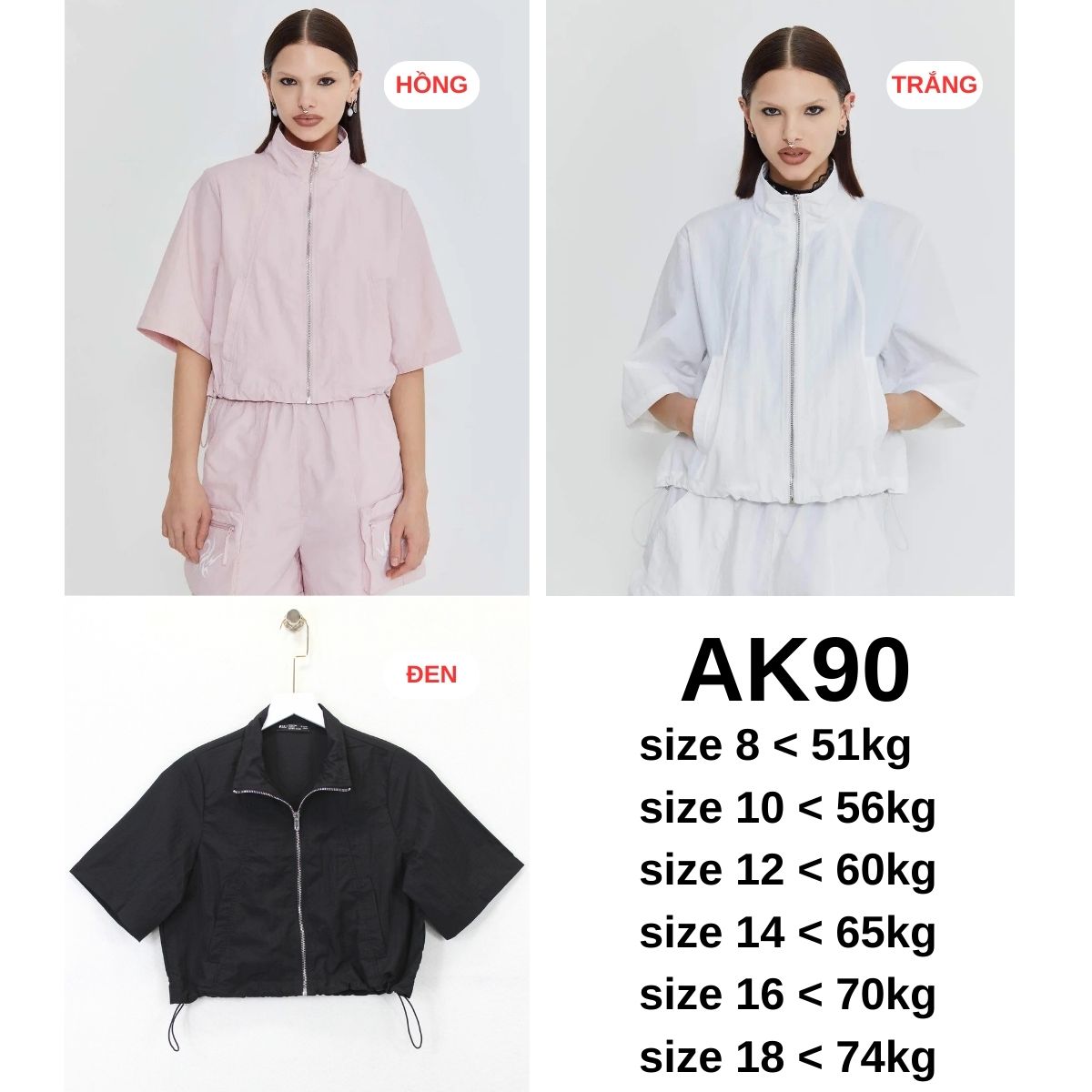 AK90 - ÁO KHOÁC GIÓ