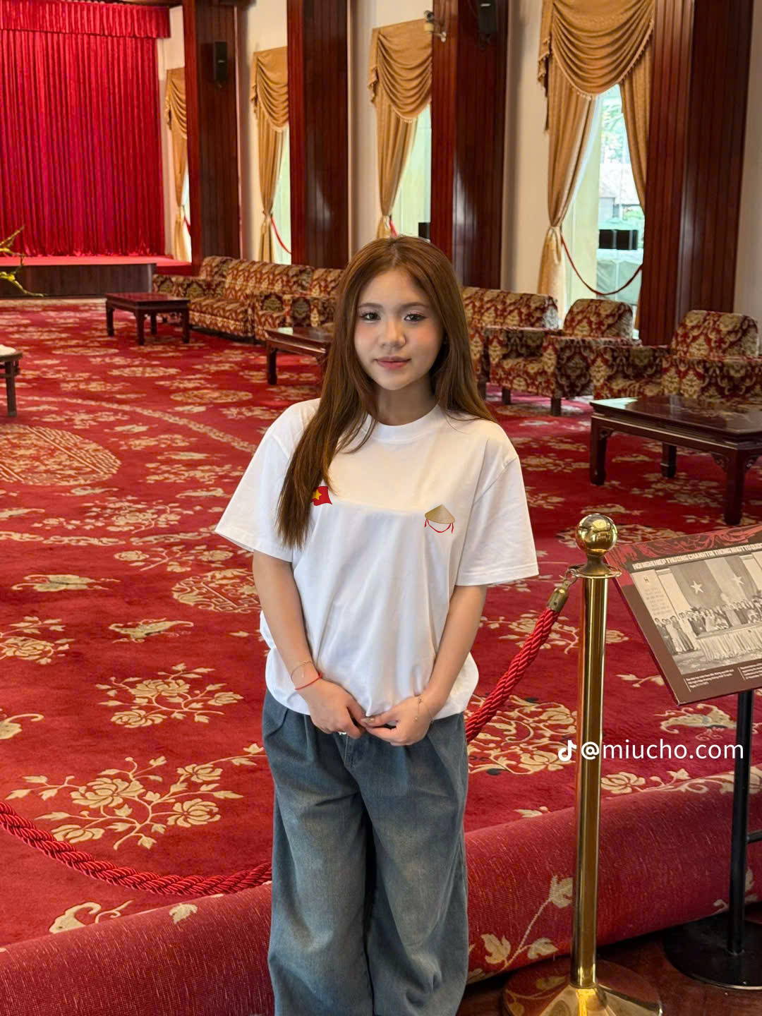 Áo thun Việt Nam tôi yêu form rộng 2212 Miucho cổ tròn vải cotton 4c 220gsm thoáng mát in mix_thumbnail_4