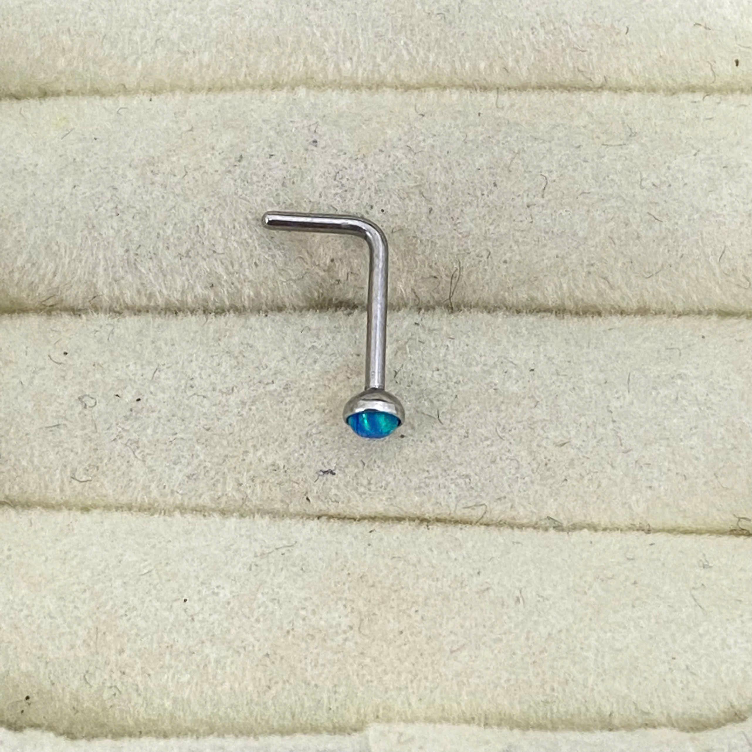 mũi L opal xanh dương size 2 thân 0.8mm.