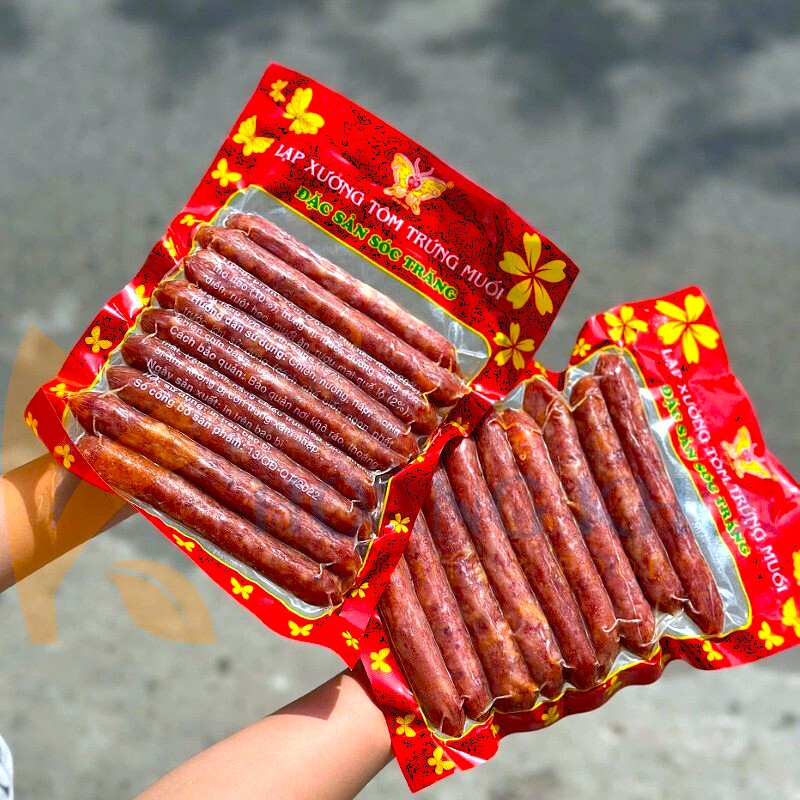 Lạp Xưởng Khô Tôm Trứng Muối