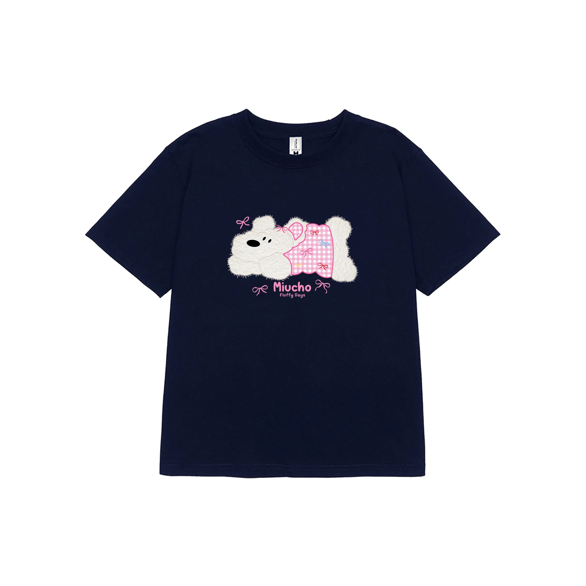 Áo baby tee nữ dễ thương in mix 2519 Miucho vải cotton co giãn thoáng mát cổ tròn tay ngắn_thumbnail_10