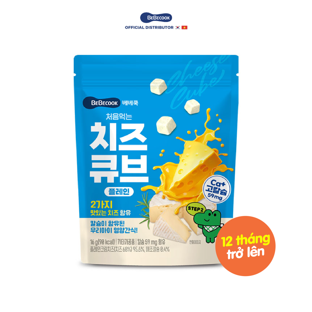 Snack phô mai khô vị truyền thống Bebecook -T5/25