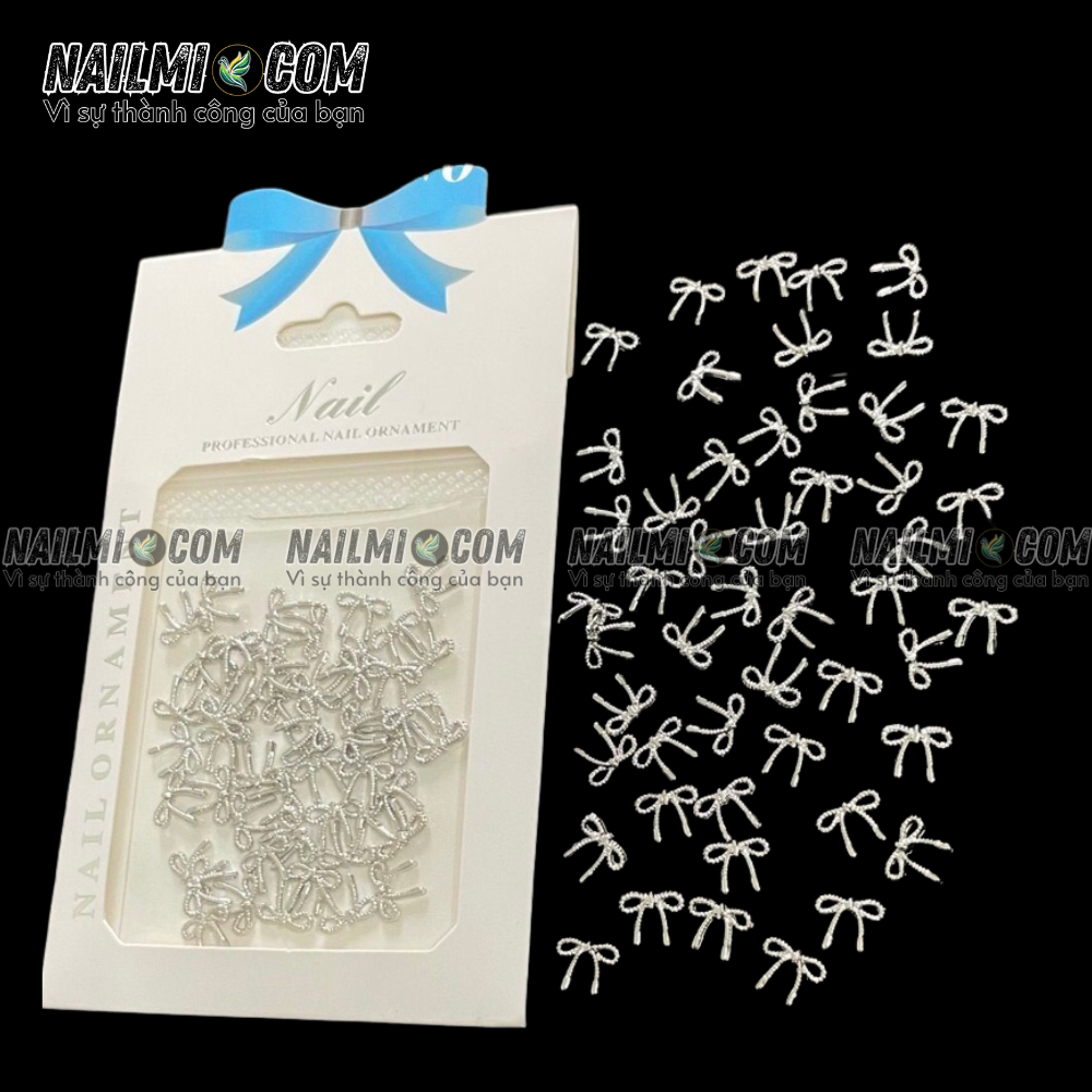 Túi charm nơ mix size