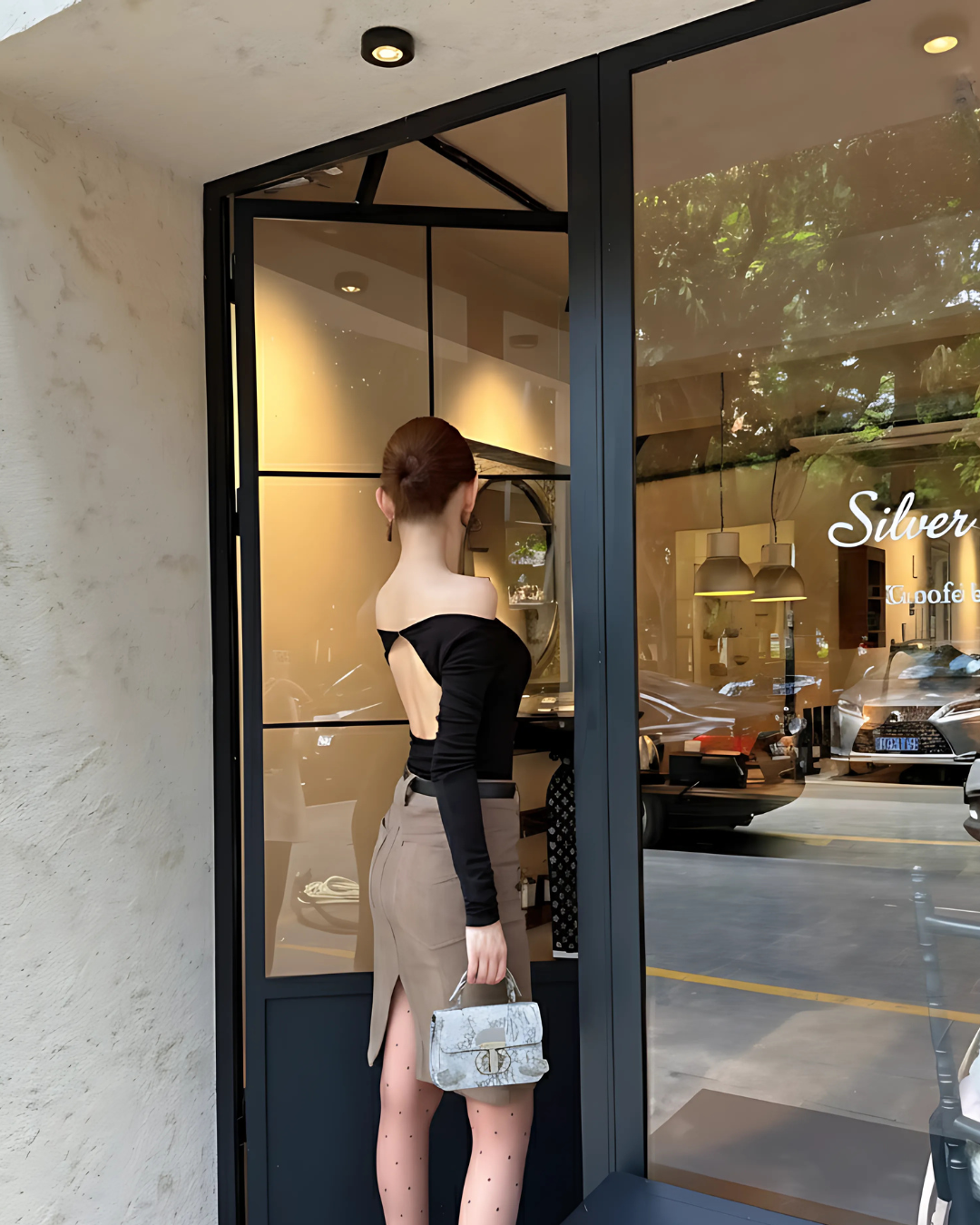 UHE Premium 2510 – Túi da thêu hoa nổi, ánh bạc | Thanh lịch – Tinh tế – Sang trọng_thumbnail_13