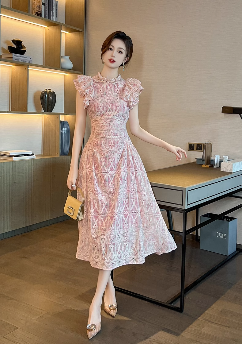 15761-Đầm xòe tiểu thư tay con bèo tầng ( thô thêu)_thumbnail_2