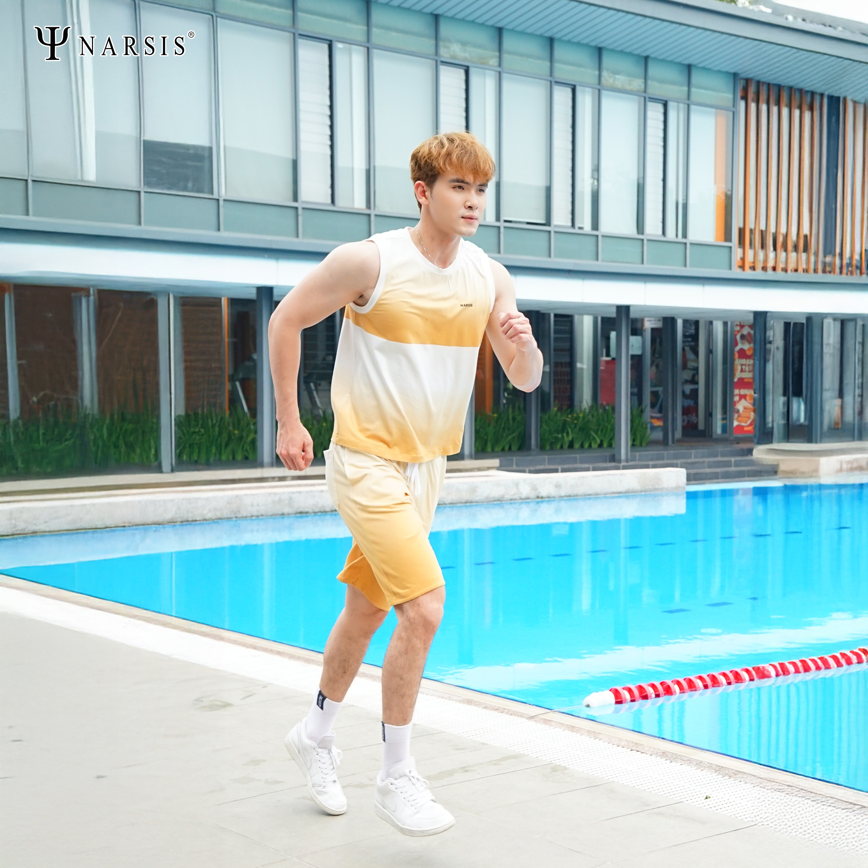 Bộ Hè Nam Narsis E25001 Thiết Kế Áo Sát Nách Chất Cotton, Thoáng Mát, Thoải Mái, Co Giãn Tốt_thumbnail_7