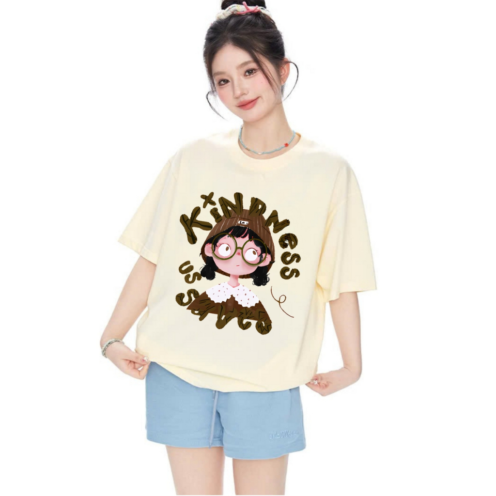 Áo thun nữ hot trend hình cô gái tóc xù nhiều mẫu local brand We Tee dáng oversize rộng - T018_thumbnail_11