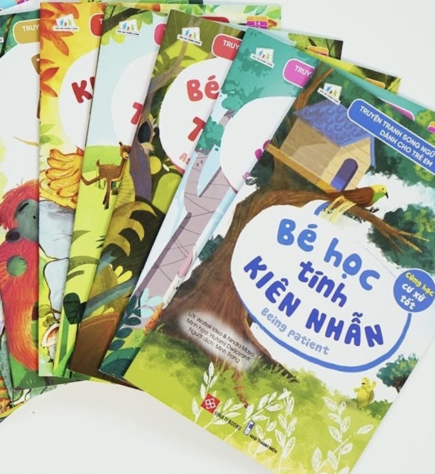 Combo 6c Truyện tranh song ngữ Việt-Anh dành cho trẻ em - Cùng học cư xử tốt_thumbnail_0