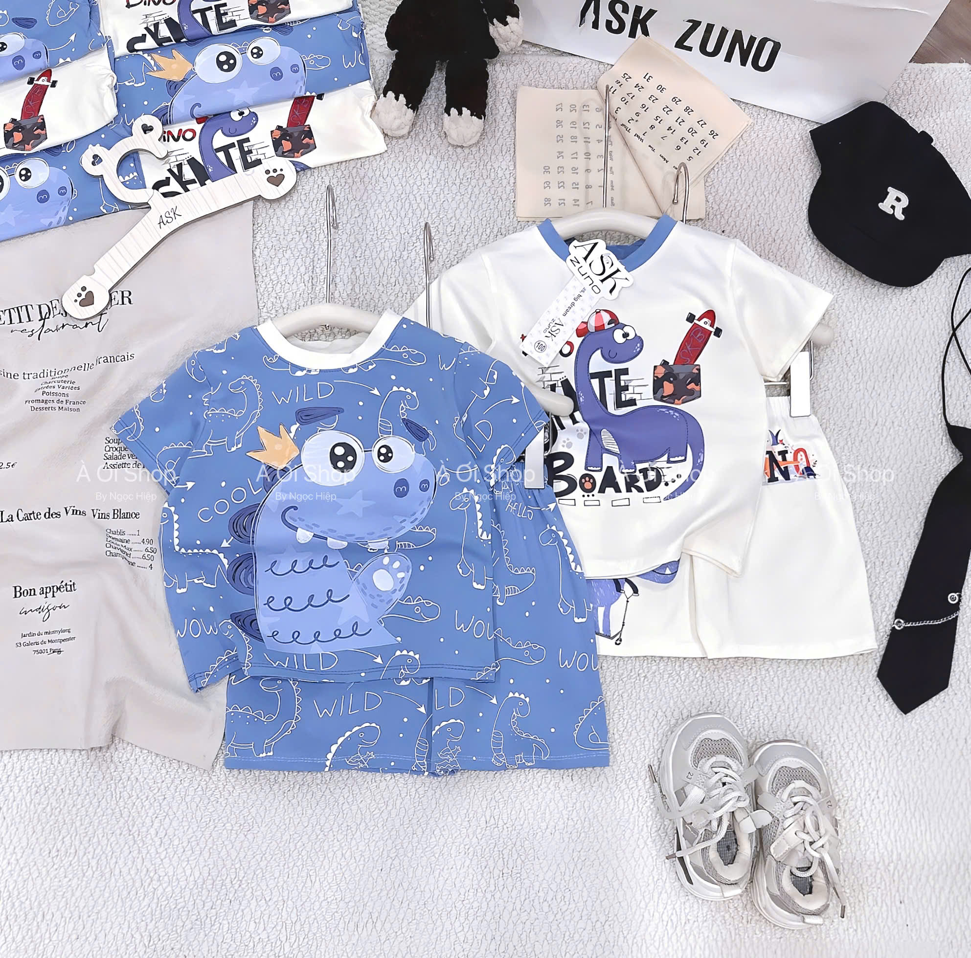 N05 SET 2 BỘ CỘC KHỦNG LONG VƯƠNG MIỆN- A100.344