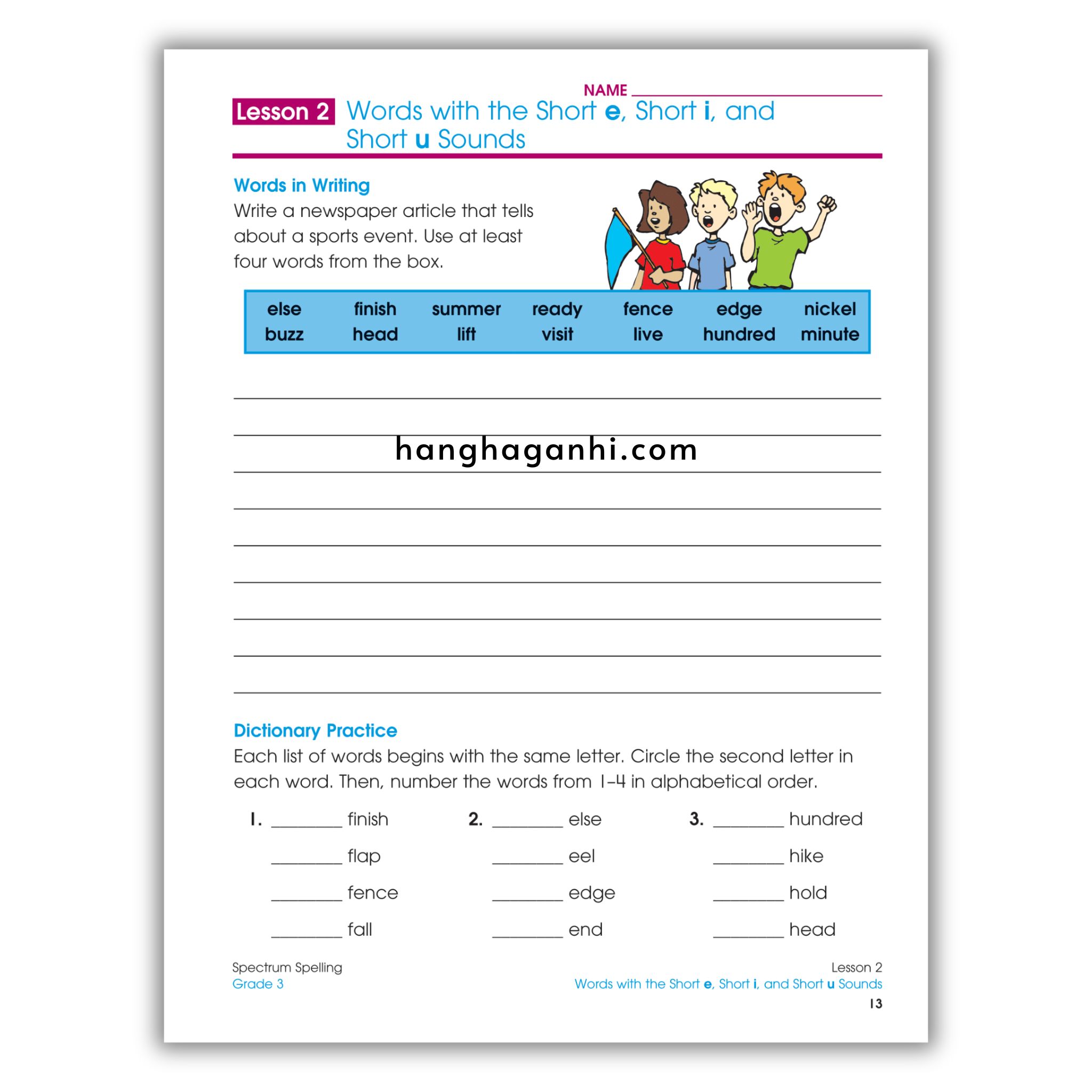 Sách Spectrum Spelling Workbook Grade 3_thumbnail_8