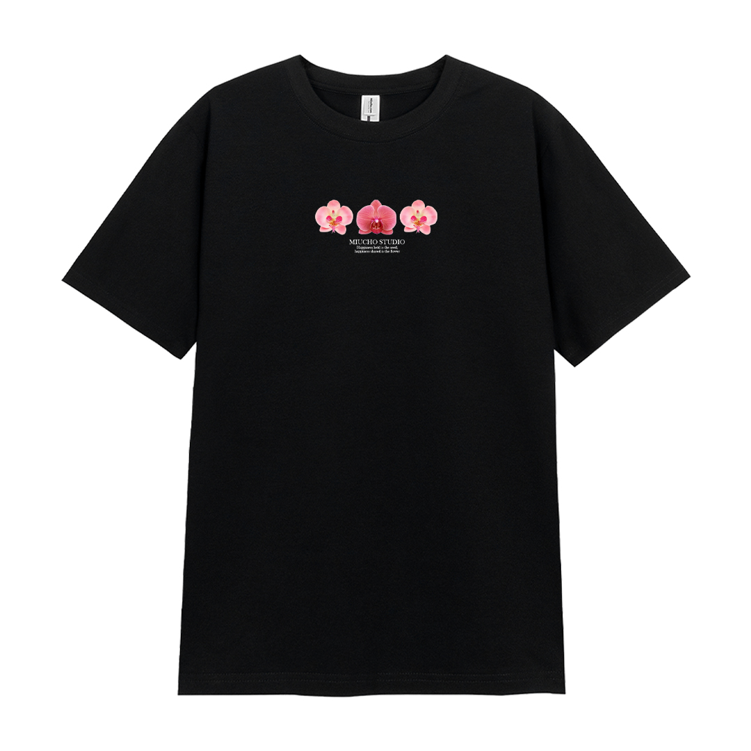 Áo thun nữ in hoa nhỏ xinh form vừa regular ARD1328 Miucho chic vải cotton in mix_thumbnail_11