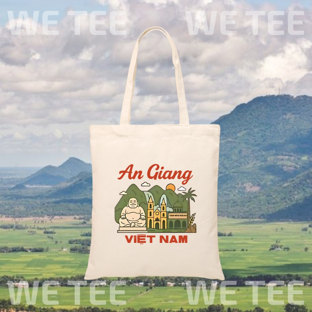 Túi tote vải canvas du lịch Việt Nam có khoá kéo và ngăn phụ, đi chơi du lịch - 𝐖𝐞 𝐓𝐞𝐞 TOTE09_thumbnail_20