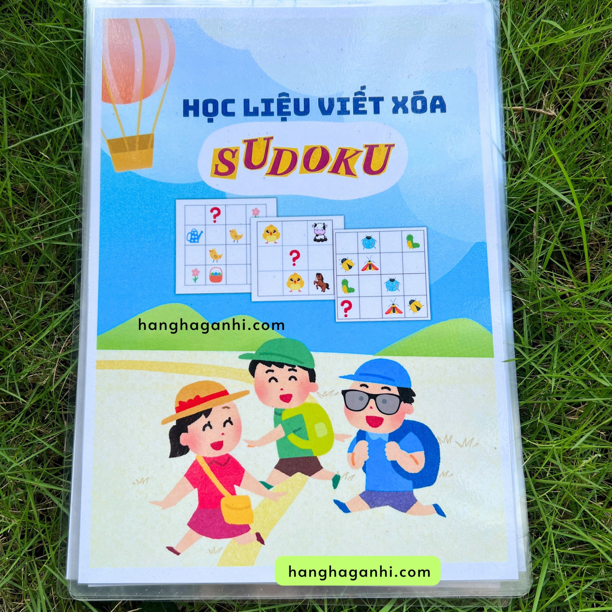 Học liệu Tư Duy sáng tạo Sudoku cho bé, bóc dán, viết xóa được_thumbnail_9