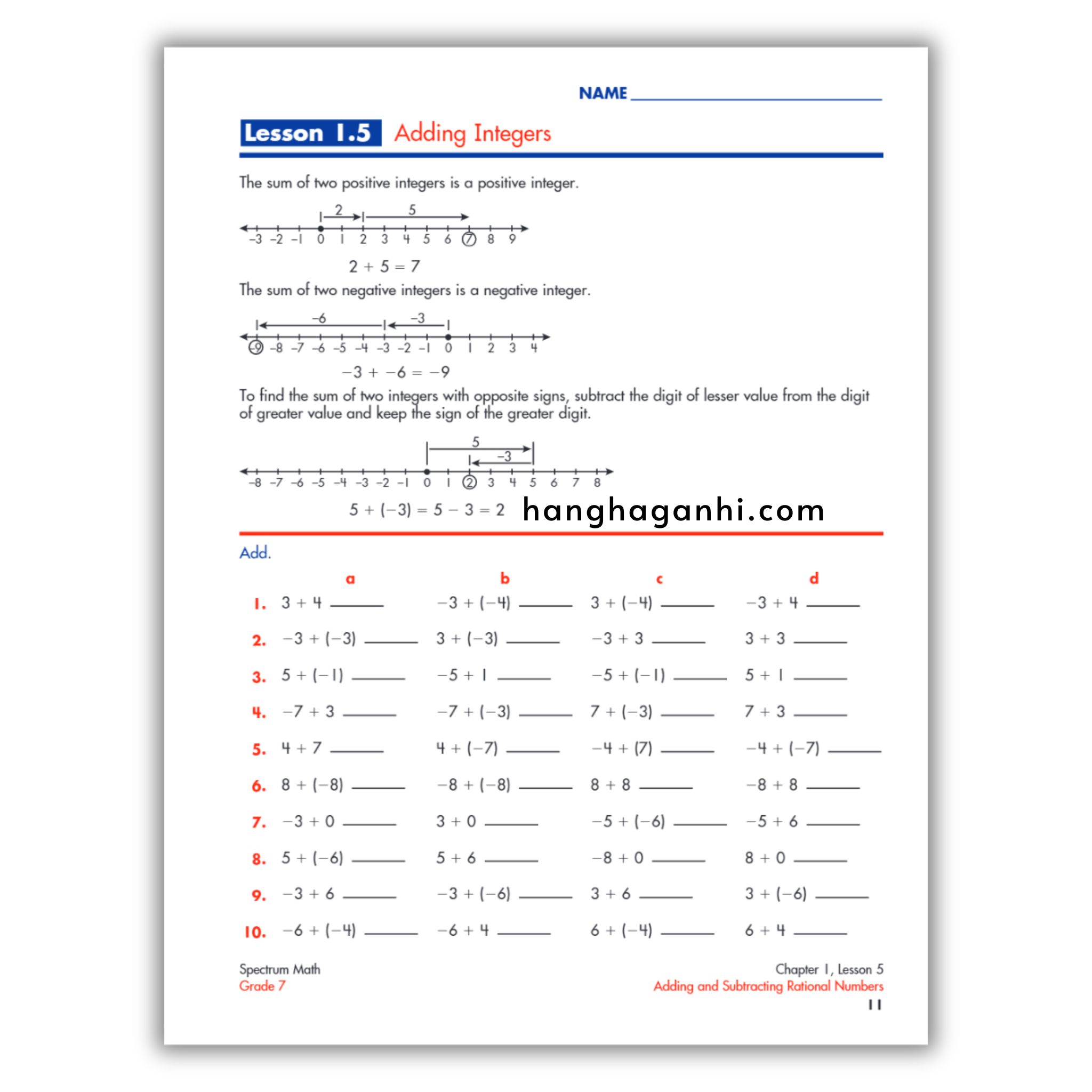 Sách Spectrum Math Workbook Grade 7 - Sách Toán Tiếng Anh cho bé lớp 7_thumbnail_8