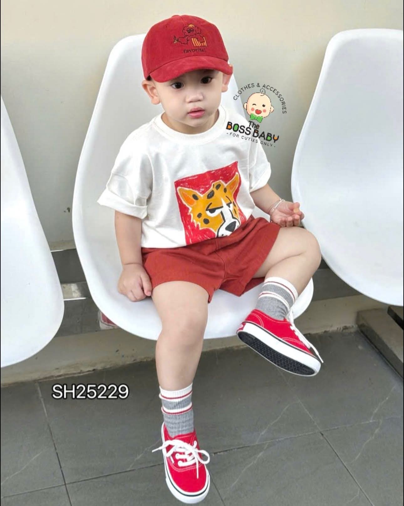 Set bộ kaki trắng đỏ FASTEST CAT_thumbnail_1