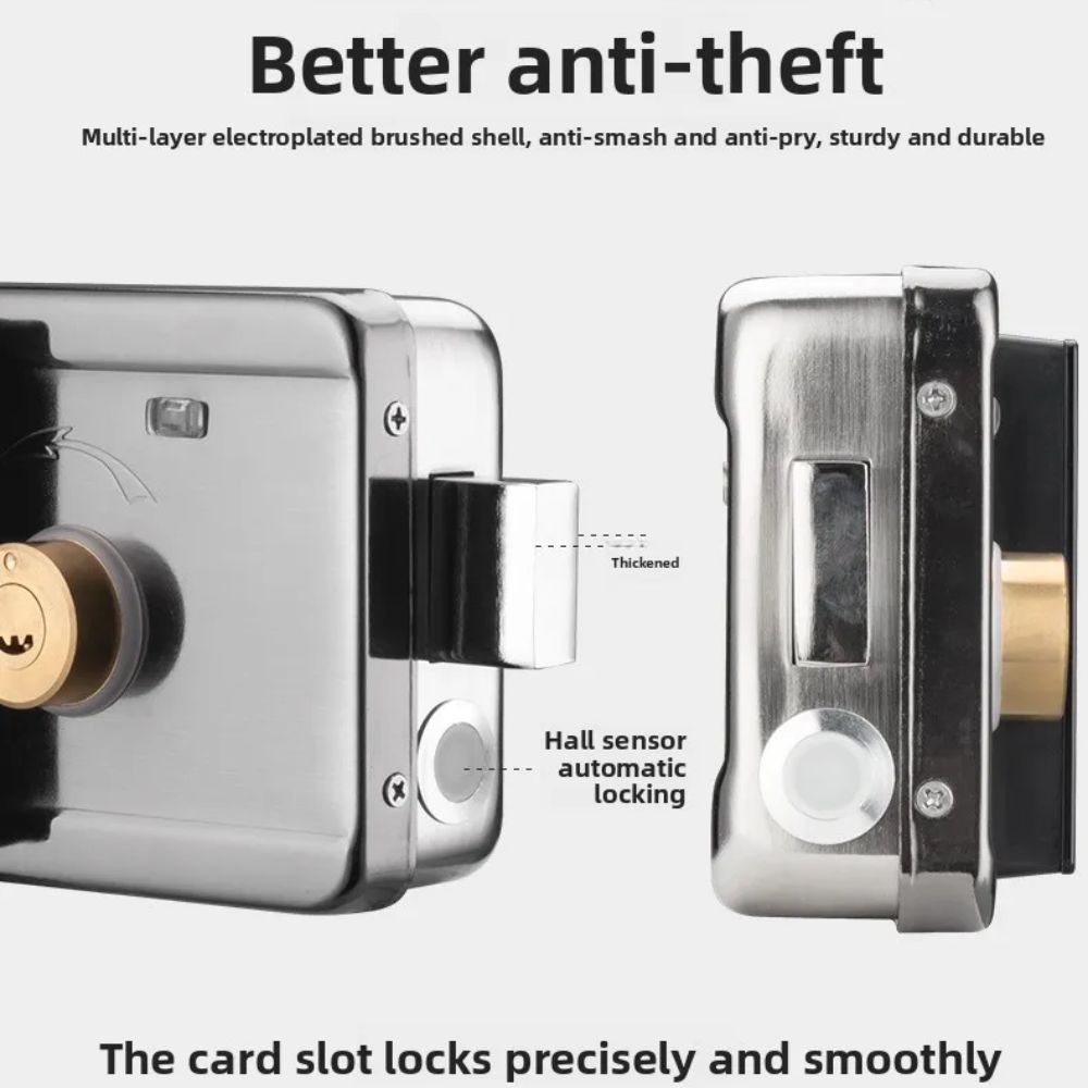 Khóa Cổng Vân Tay Kachi MK46 Cho Cổng Sắt Ngoài Trời (App Tuya) – Giải Pháp An Ninh 