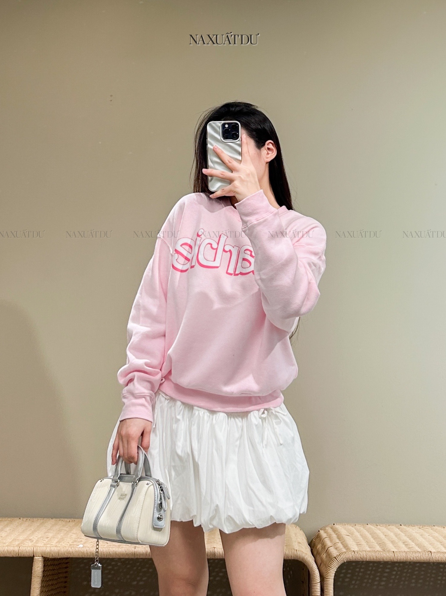 Áo nỉ bông " Barbie " - A760