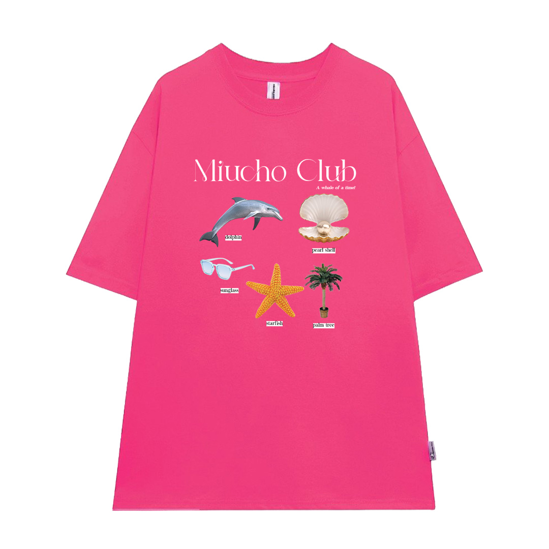 Áo thun đi biển form rộng mùa hè unisex ATD1053 Miucho tay lỡ cổ tròn in mix_thumbnail_8