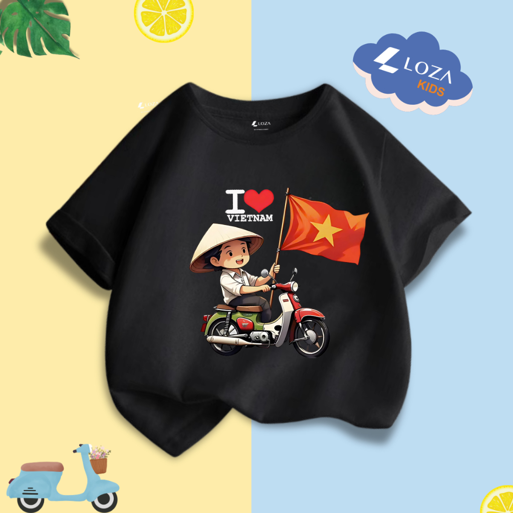 Áo phông in hình  'Độc lập tự do' cho bé - Loza Kids AT002VN_thumbnail_5