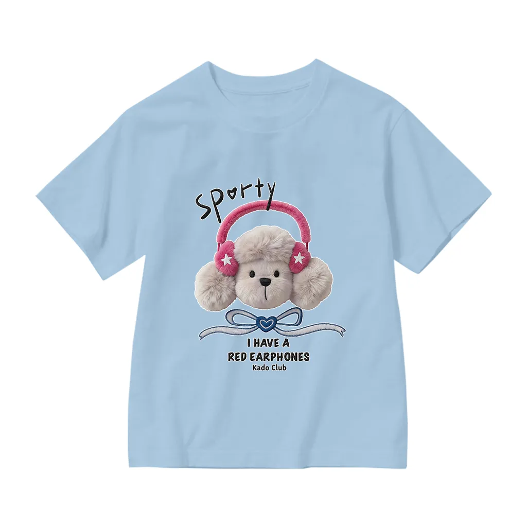 Áo thun cho bé gái dễ thương Kado vải cotton co giãn thoáng mát thoải mái thấm hút tốt 2929_thumbnail_12