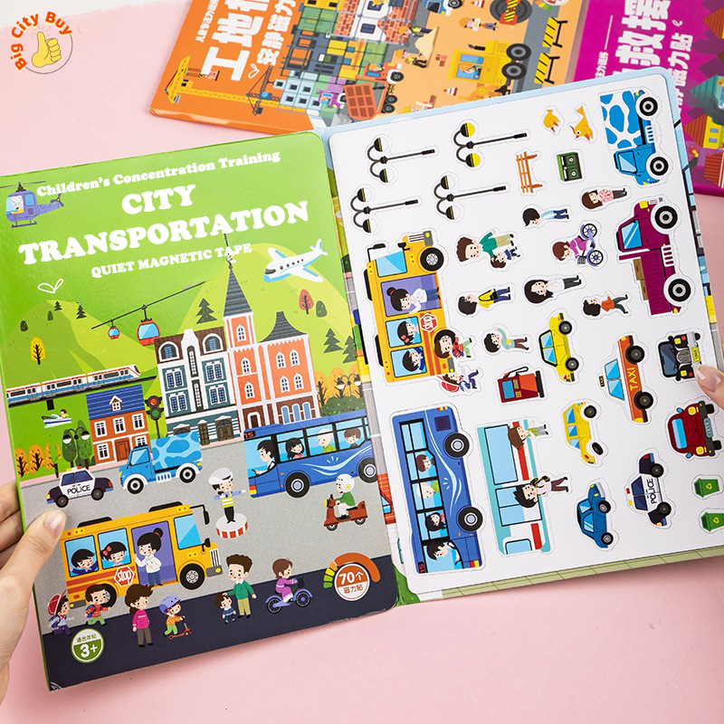 Sách nam châm Sticker từ tính khám phá thế giới_thumbnail_2