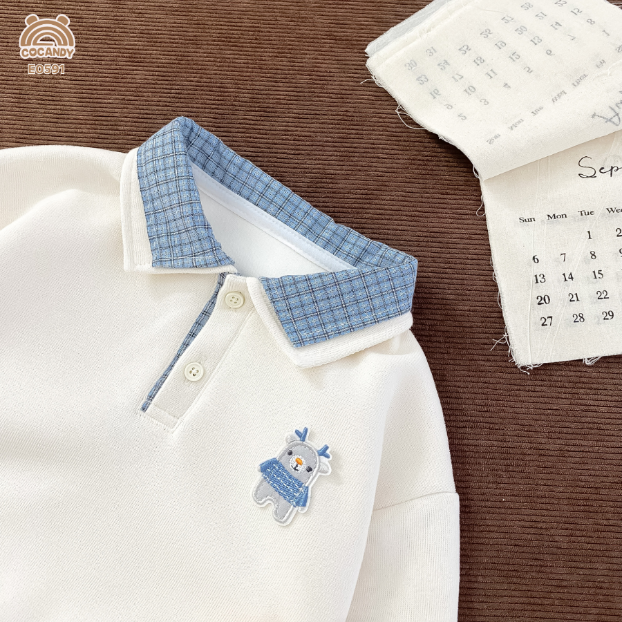 Áo dài TRẮNG phối caro XANH_thumbnail_6