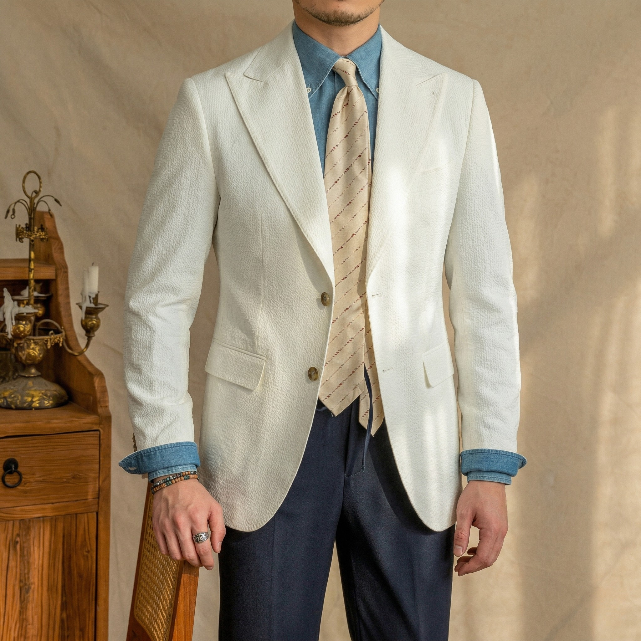 Blazer-Roma Seersucker Season 1 Khuy Thường_thumbnail_5