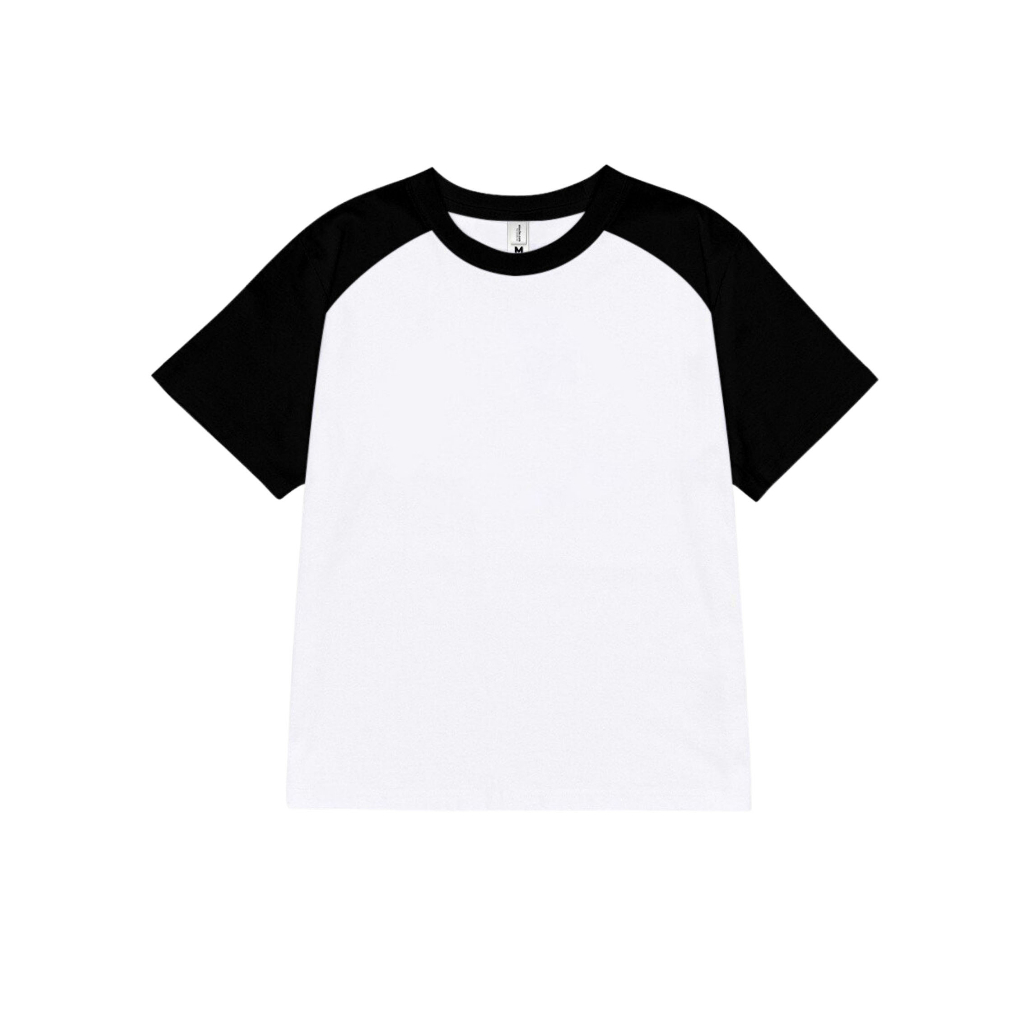 Áo baby tee phối trơn ABPTT01 Miucho cotton cổ tròn in basic_thumbnail_10
