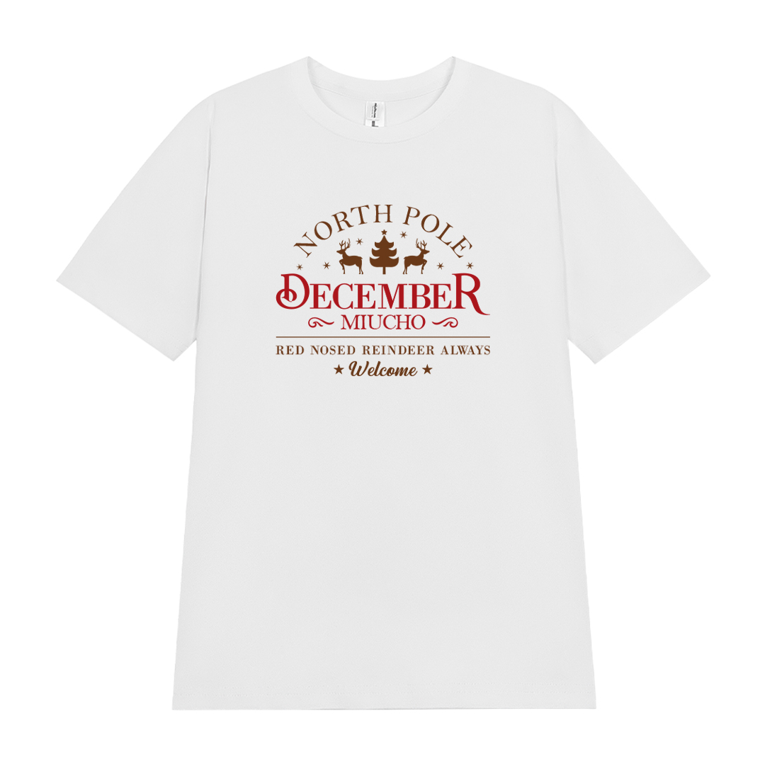 Áo thun nữ giáng sinh noel form vừa regular vải cotton 4c thoáng mát 1766 Miucho Chic Chic in mix_thumbnail_12